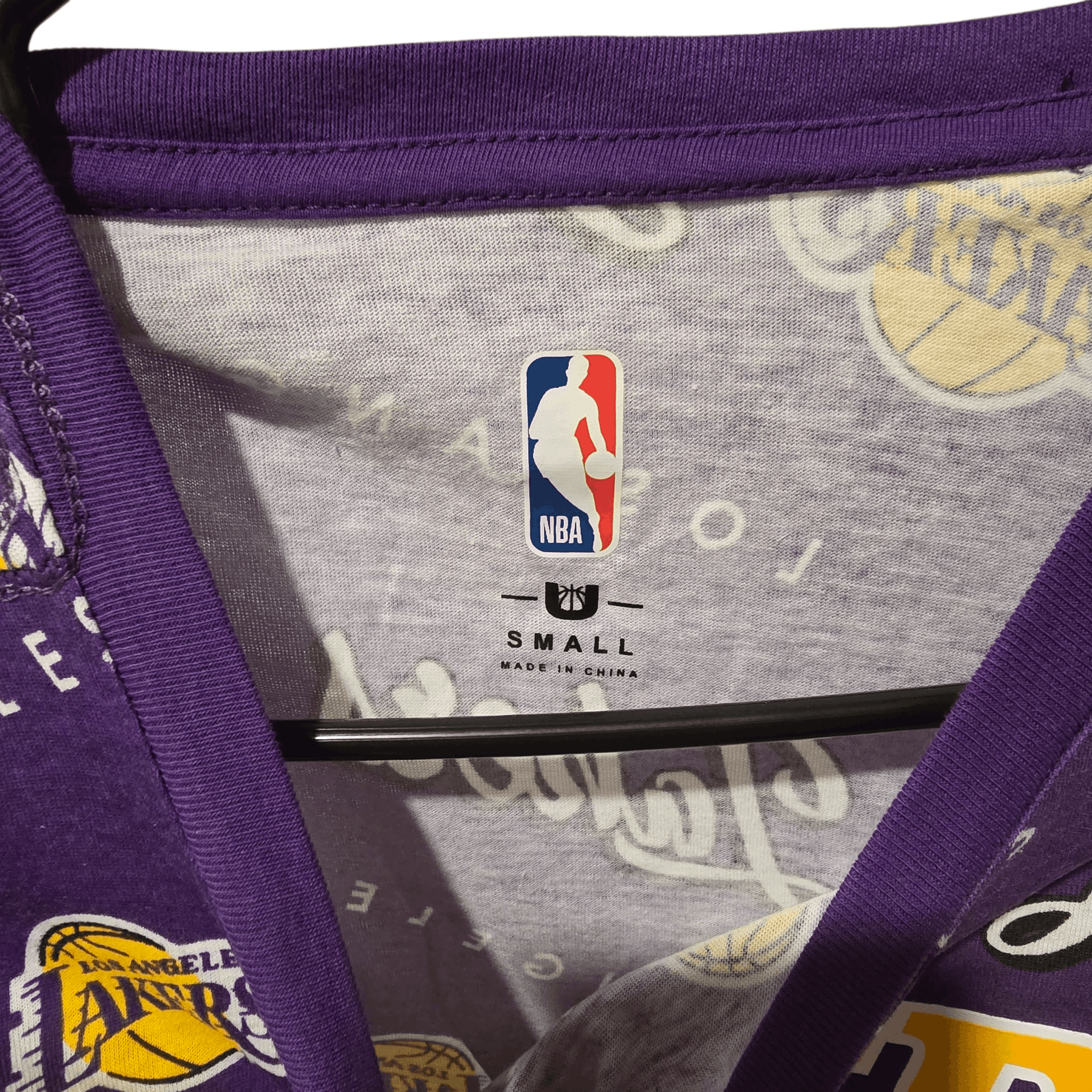 Other UNK NBA Men's L.A.Lakers Repeater Short Sleeve Tee, Small Size US S / EU 44-46 / 1 - 3 Thumbnail