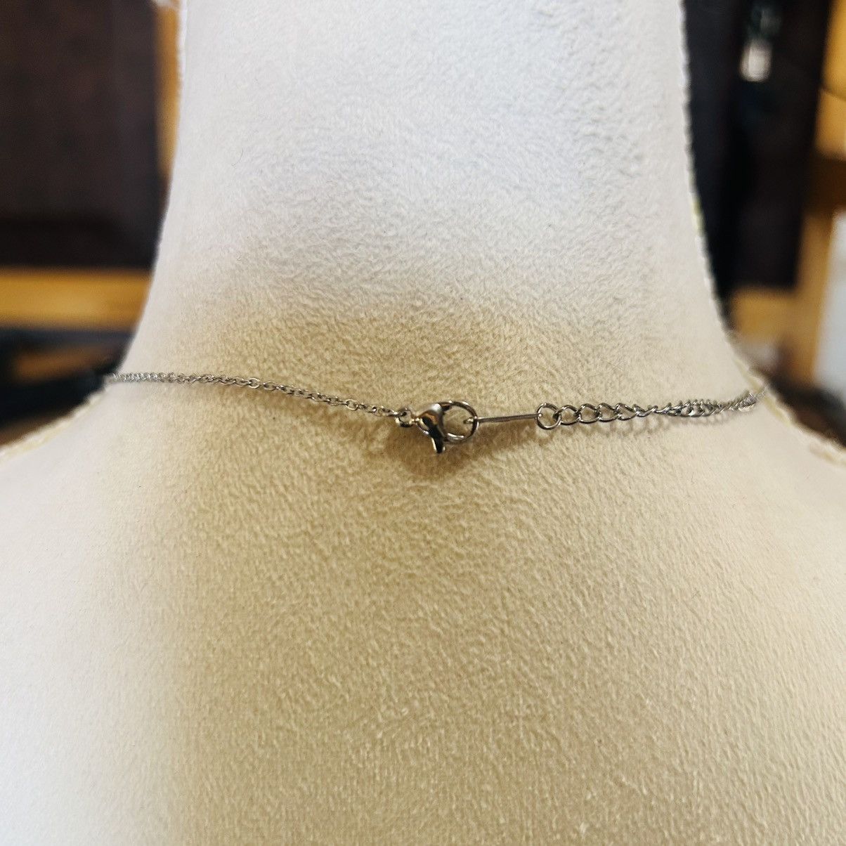 Handmade Handcrafted vintage bead drop pendant on chain necklace Size ONE SIZE - 5 Thumbnail