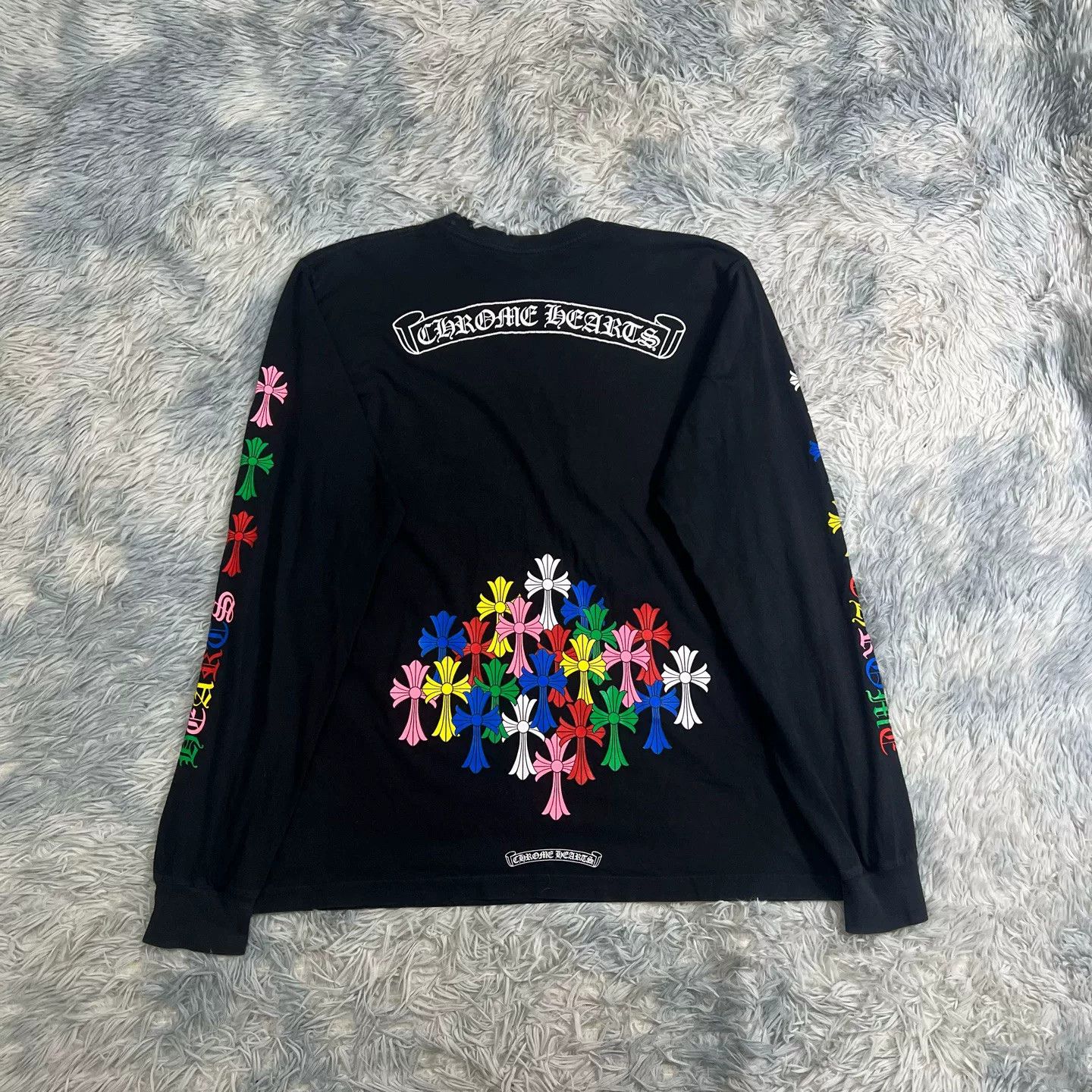 Chrome Hearts Chrome Hearts Colorful Cross Longsleeve Size US XL / EU 56 / 4 - 1 Thumbnail