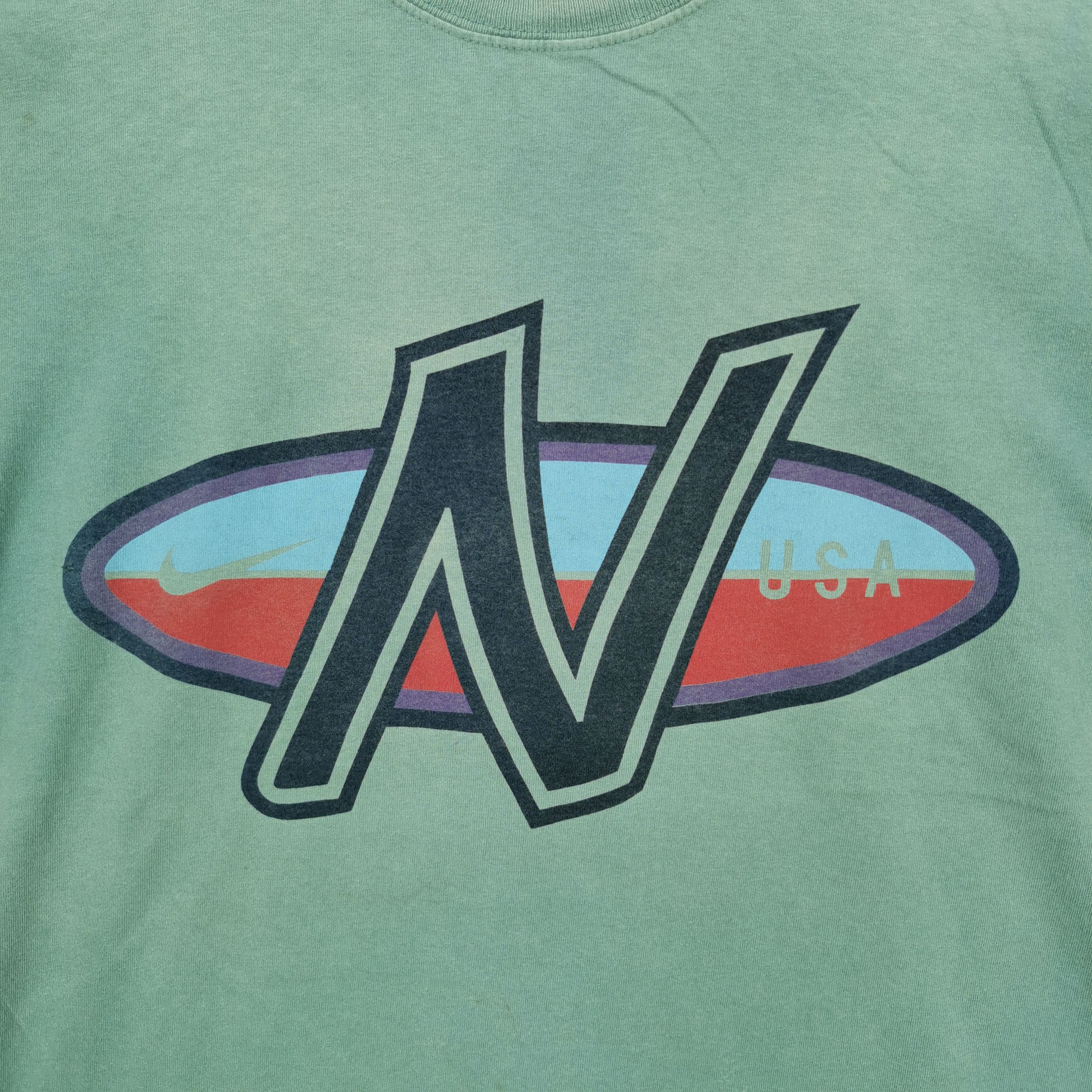 Nike Vintage Nike USA T Shirt Nike ACG Nike Swoosh 56789 Size US L / EU 52-54 / 3 - 3 Thumbnail