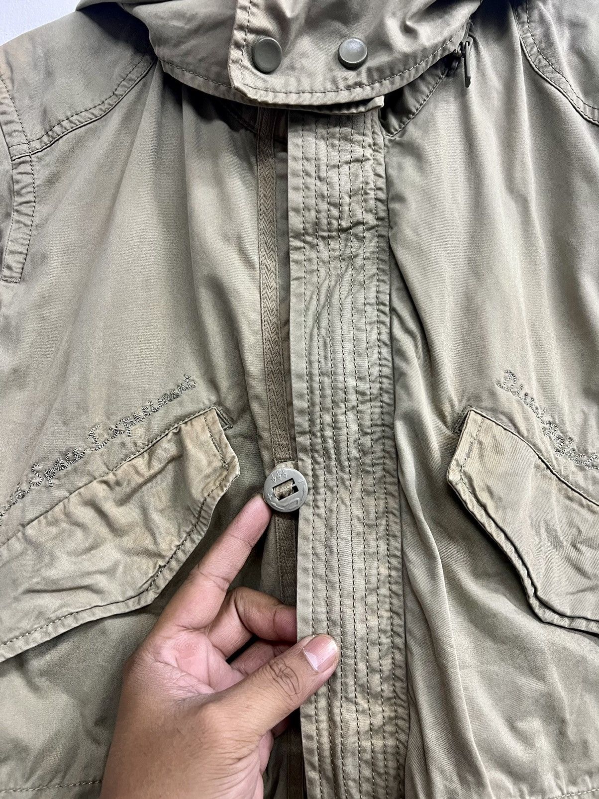 Diesel Vintage Diesel Project78 Military Hoodie Jacket Size US L / EU 52-54 / 3 - 6 Thumbnail