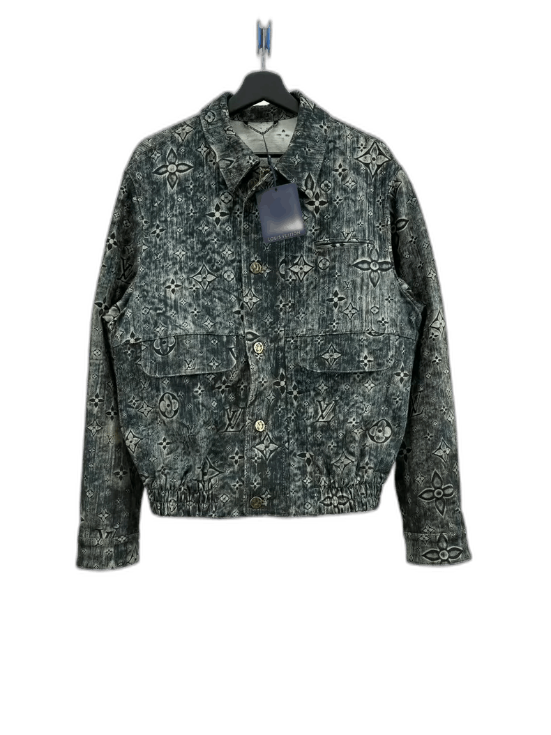 Louis Vuitton Louis Vuitton Louis Vuitton Printed Denim Jacket Size 46-2 Size US L / EU 52-54 / 3 - 1 Thumbnail