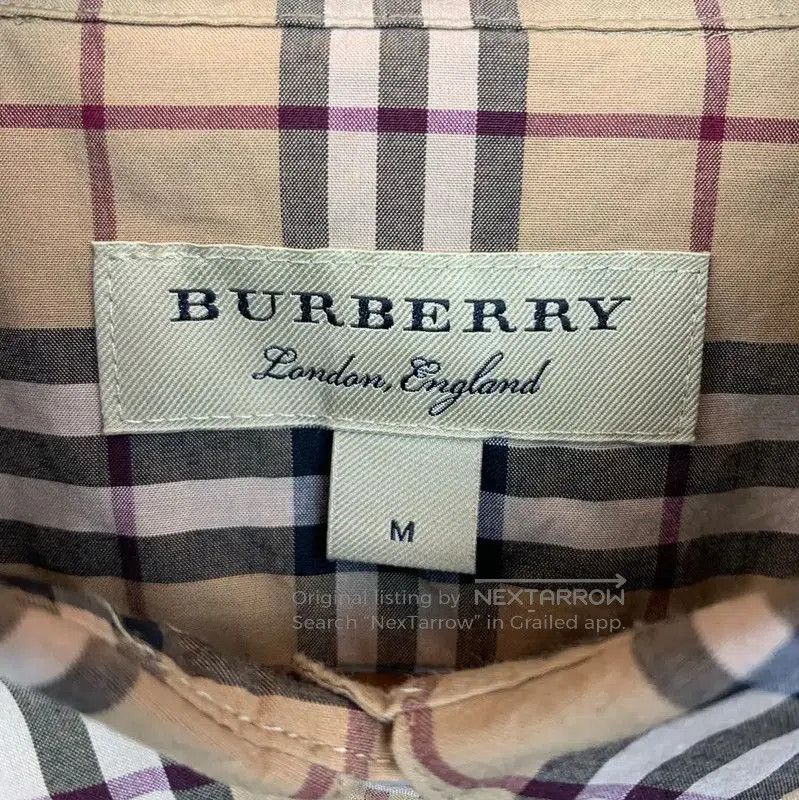Burberry Burberry Multicolored Cotton Long Sleeve Shirt. Size M / US 6-8 / IT 42-44 - 4 Thumbnail