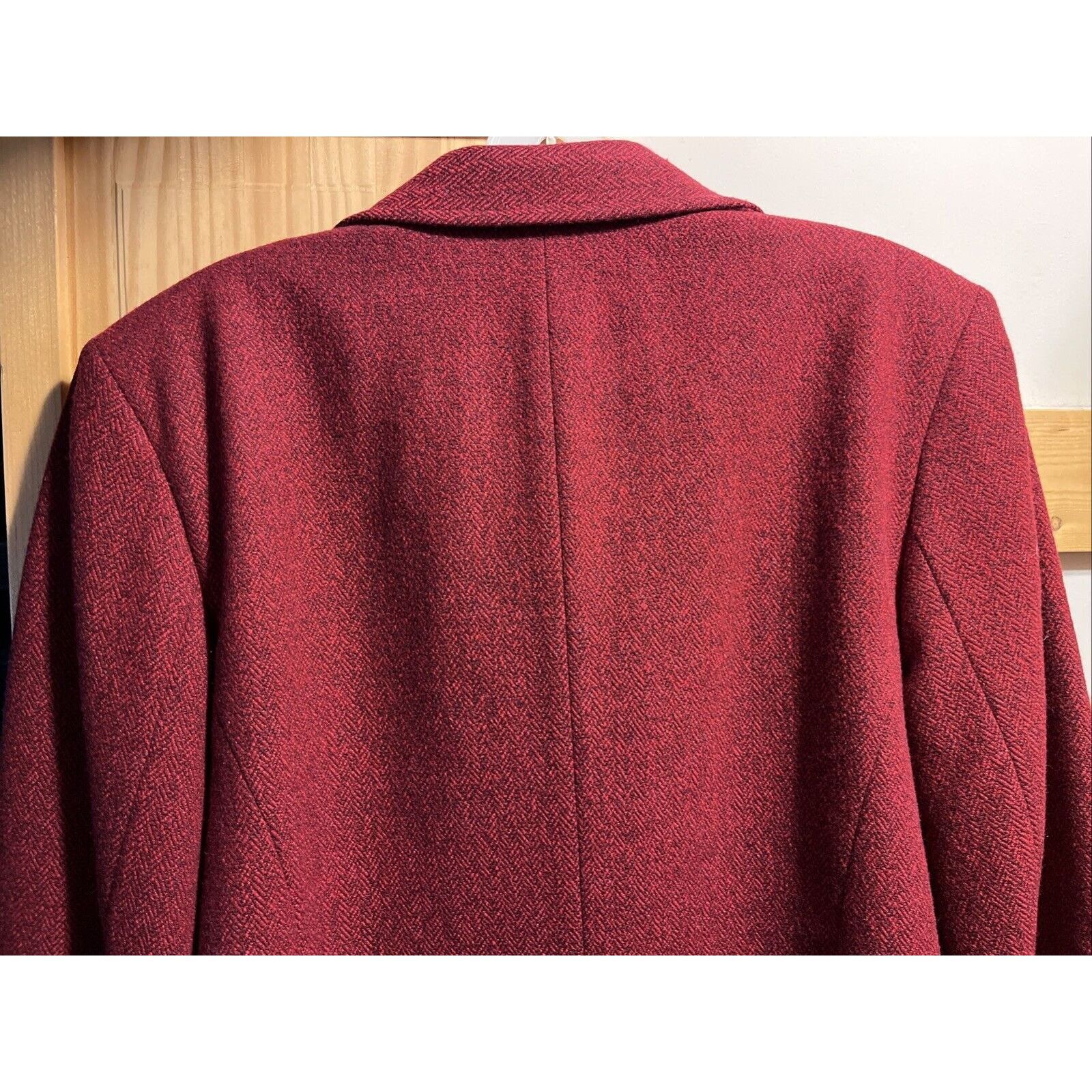 Pendleton Pendleton Women’s Size 12 Red Wool Long Sleeve 5 Button Coat Size XL / US 12-14 / IT 48-50 - 9 Thumbnail