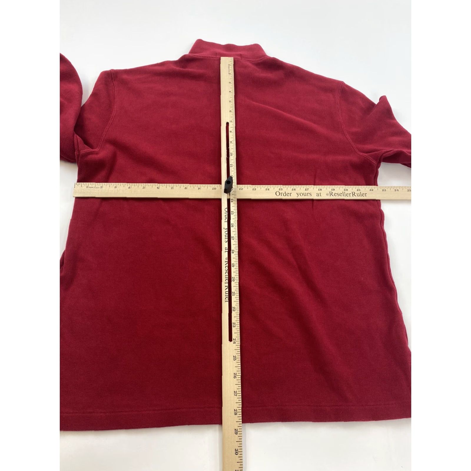 Polo Ralph Lauren Polo Ralph Lauren Sweater 1/4 Zip Mens L Red Mock Neck Pullover Size US L / EU 52-54 / 3 - 6 Thumbnail