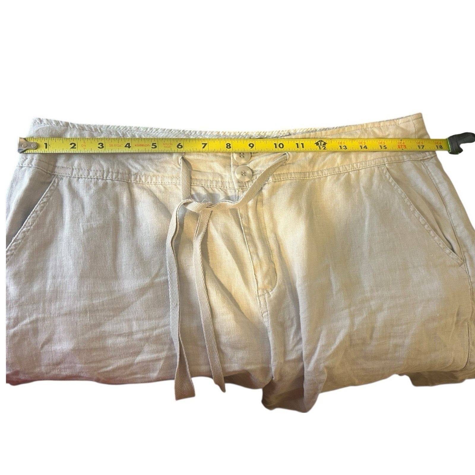 Jones New York Jones New York Bermuda Shorts Womens Size 10 100% Linen Size 32" / US 10 / IT 46 - 4 Thumbnail