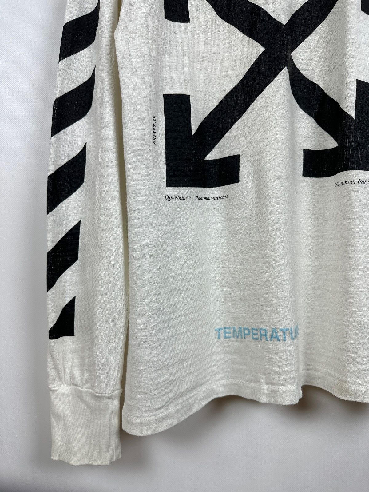 Off-White Off-White Mona Lisa Temperature Long Sleeve Shirt Size US M / EU 48-50 / 2 - 18 Thumbnail