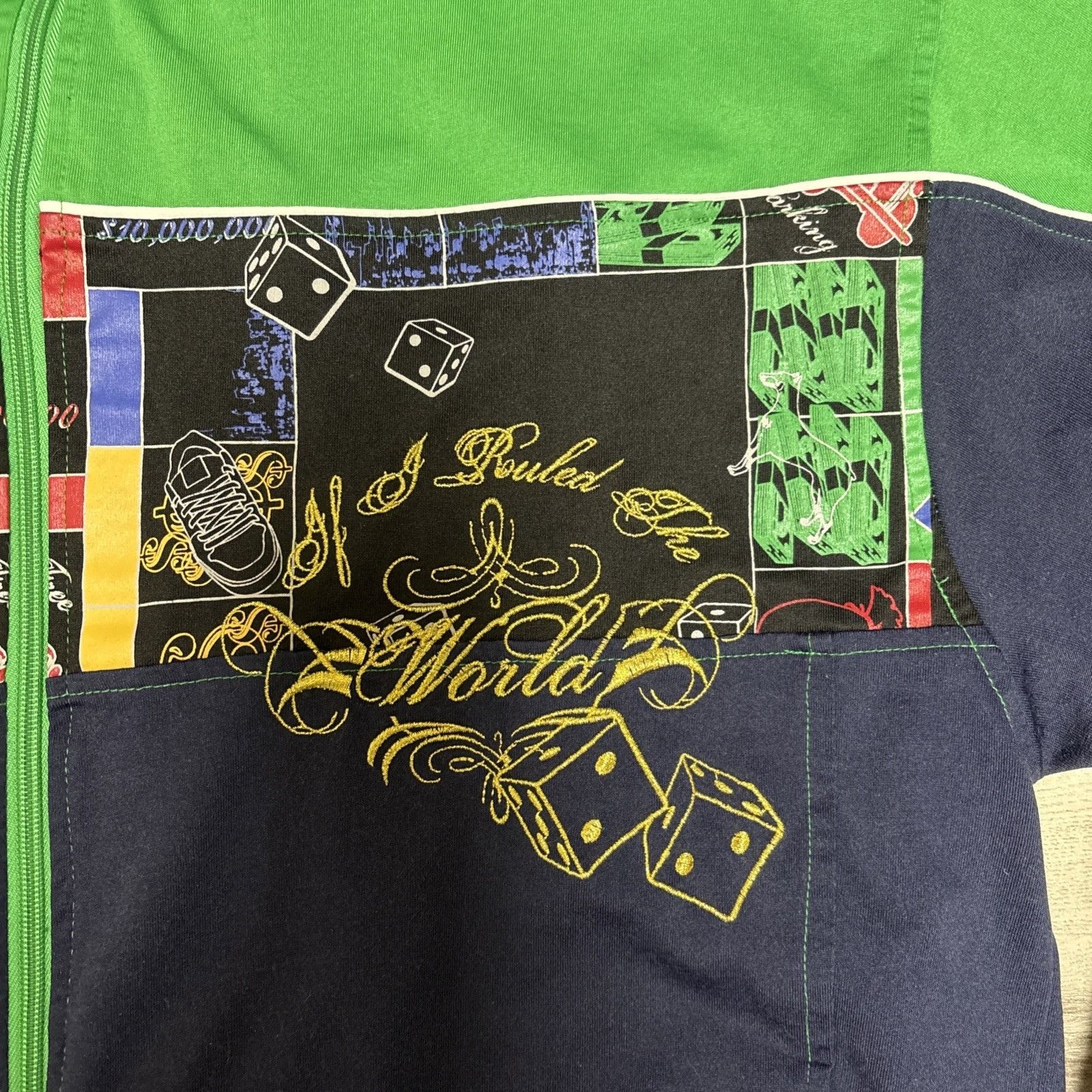 Other Johnny Blaze Track Jacket Mens XL Full Zip Gambling Man If I Size US XL / EU 56 / 4 - 7 Thumbnail