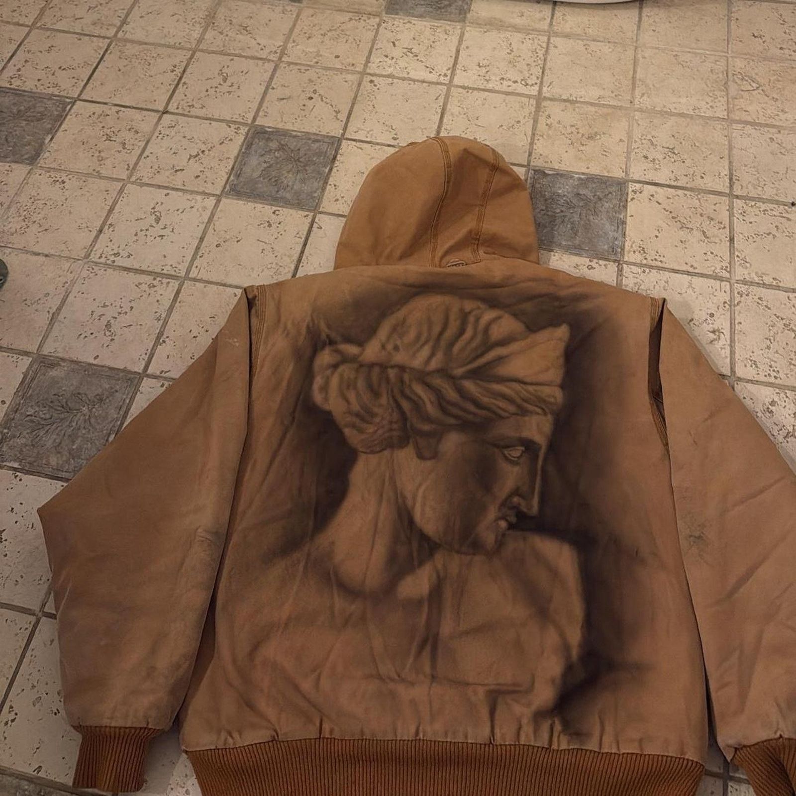 Carhartt Carhartt Work Jacket Custom Hand Painted Airbrush Size US M / EU 48-50 / 2 - 4 Thumbnail