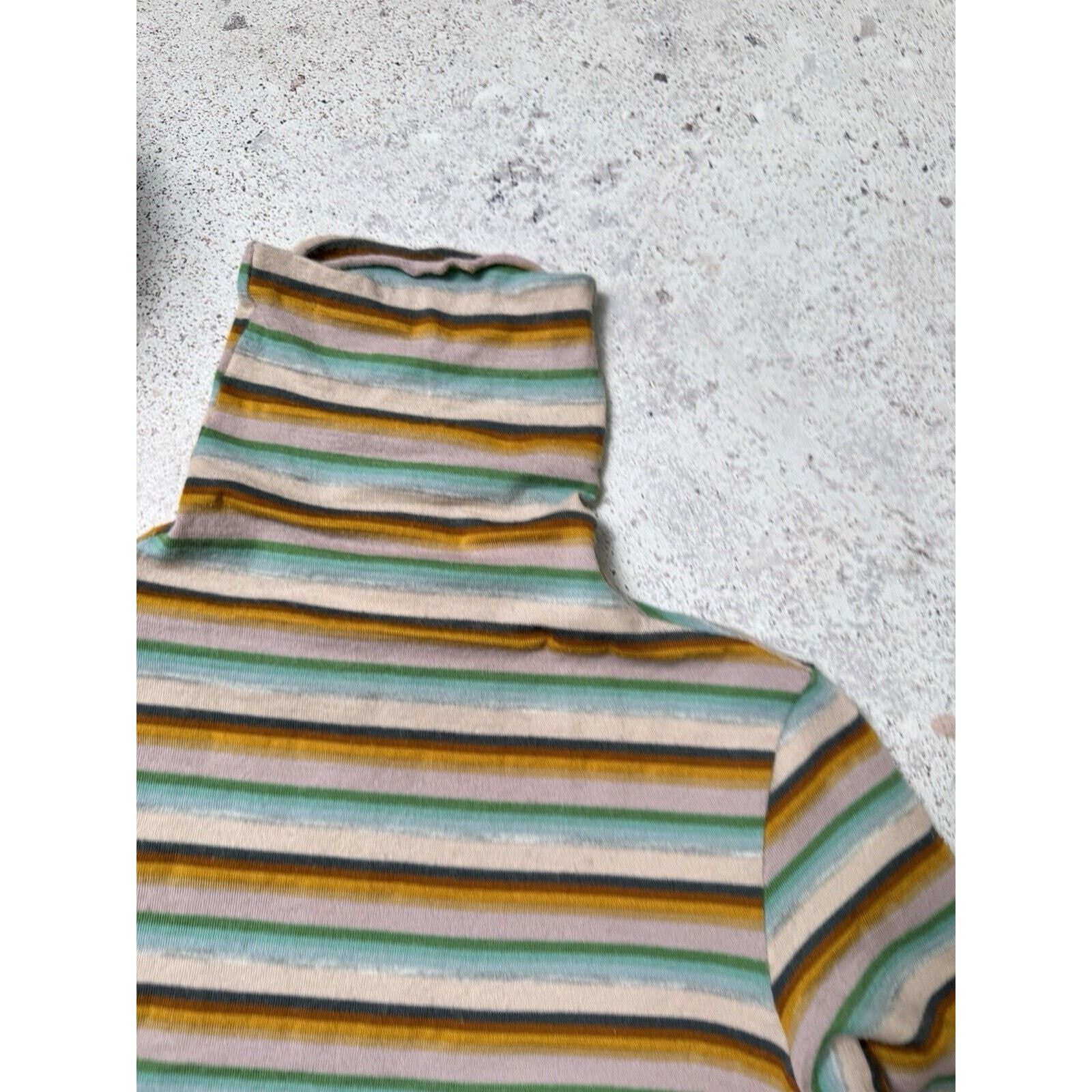 Miss Sixty Vintge Miss Sixty Turtleneck Sweater Avant Garde Striped Size L / US 10 / IT 46 - 11 Thumbnail