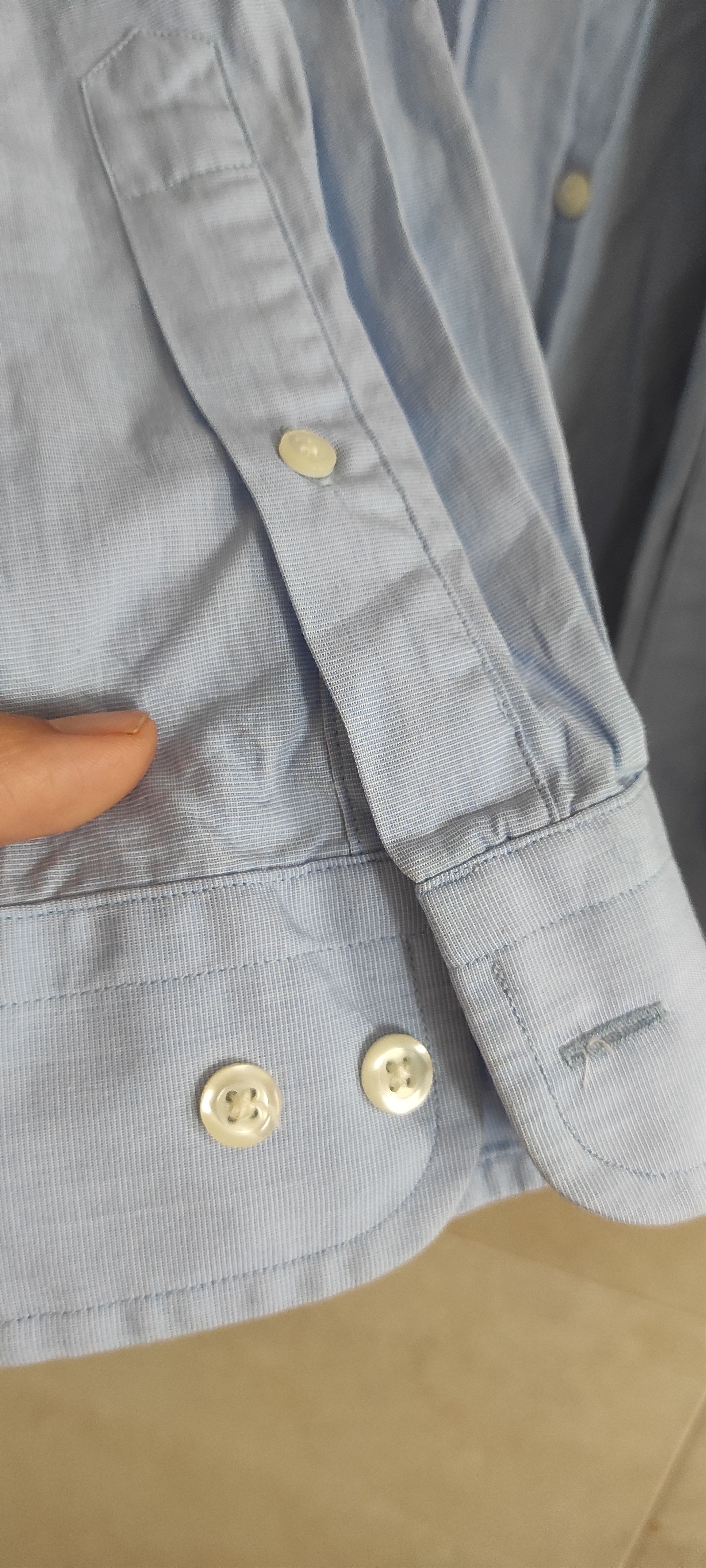 Saint Laurent Paris × Yves Saint Laurent Yves Saint Laurent Mens Sky Blue Dress Shirt Size XL Size US XL / EU 56 / 4 - 7 Thumbnail