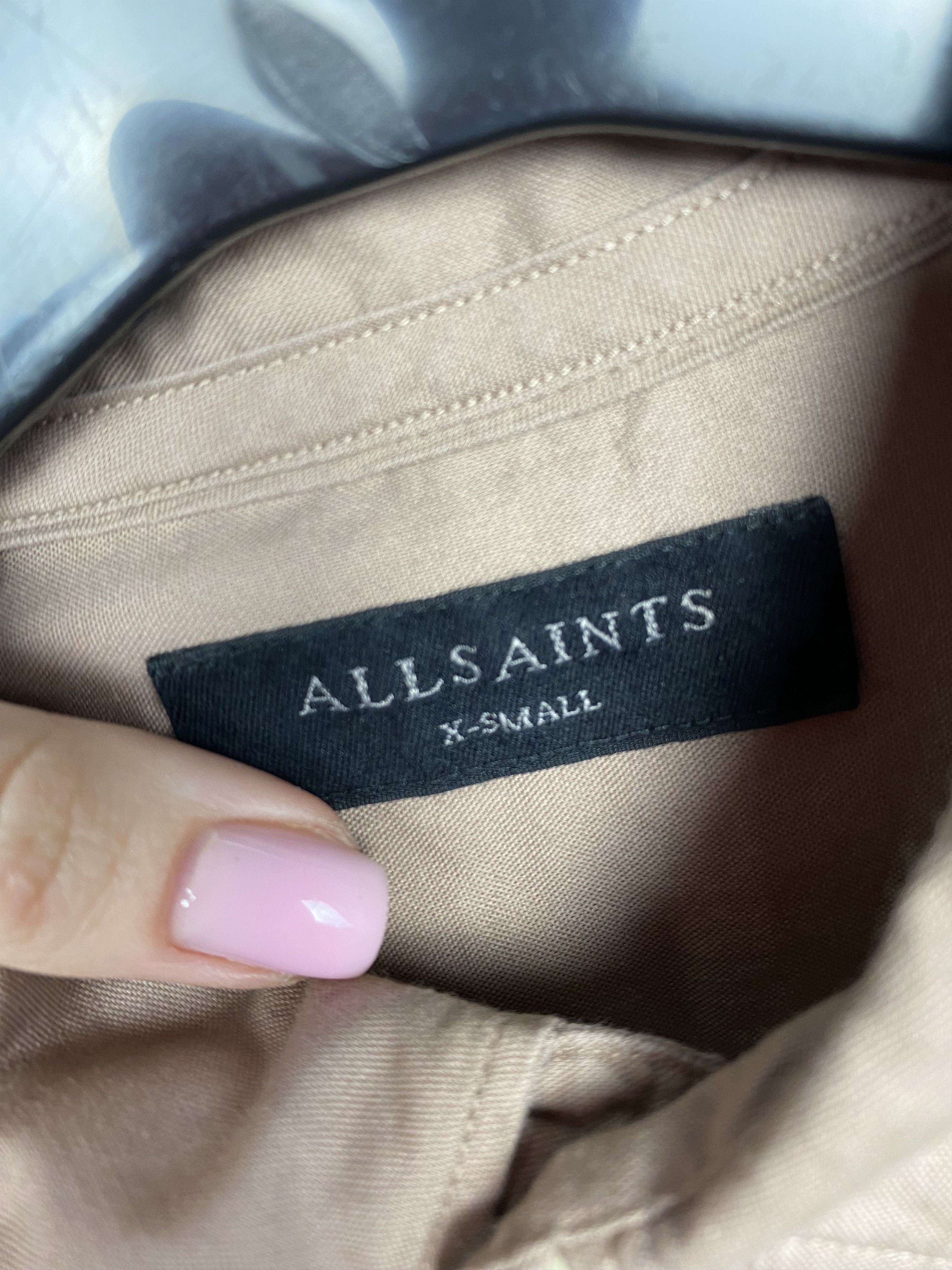 Allsaints Allsaints Redondo Vintage Mens Long Sleeve Shirt Size US XS / EU 42 / 0 - 3 Thumbnail