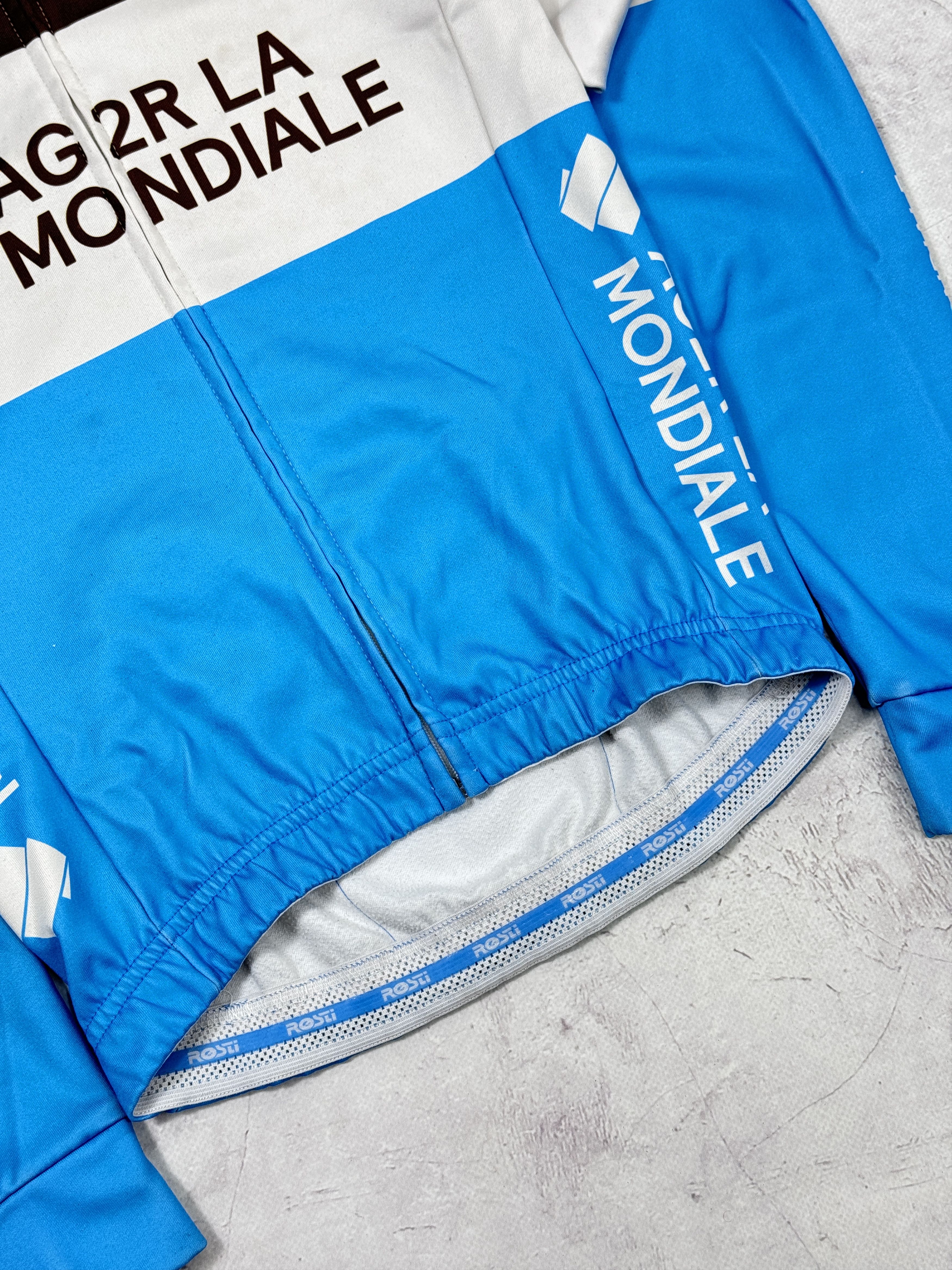 Vintage Rosti Warm Cycling Jersey Eddy Merckx AG2R LA Mondiale Size US XS / EU 42 / 0 - 5 Thumbnail