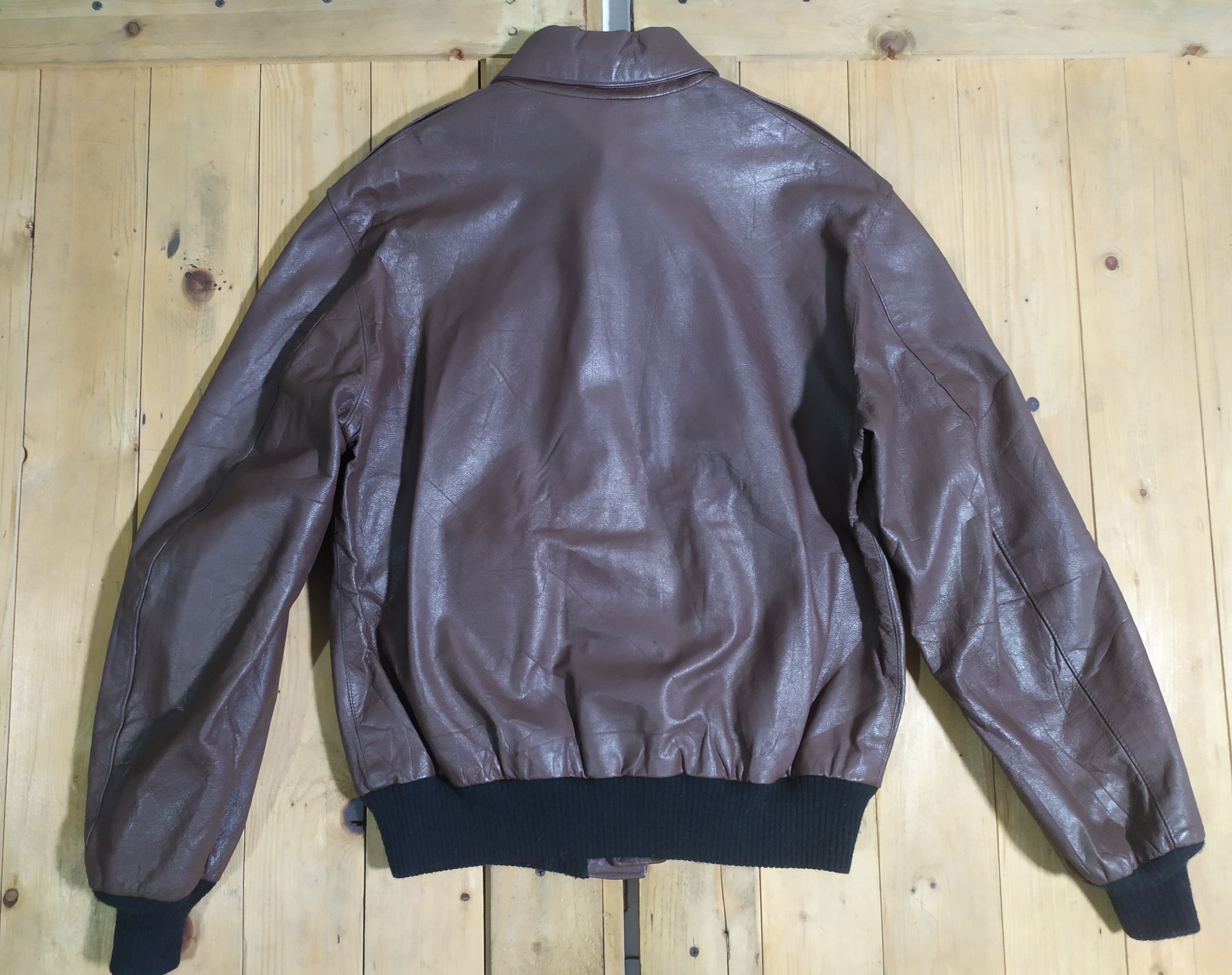 Willis & Geiger WILLIS AND GEIGER INC TYPE A2 LEATHER FLIGHT JACKET Size US L / EU 52-54 / 3 - 5 Thumbnail