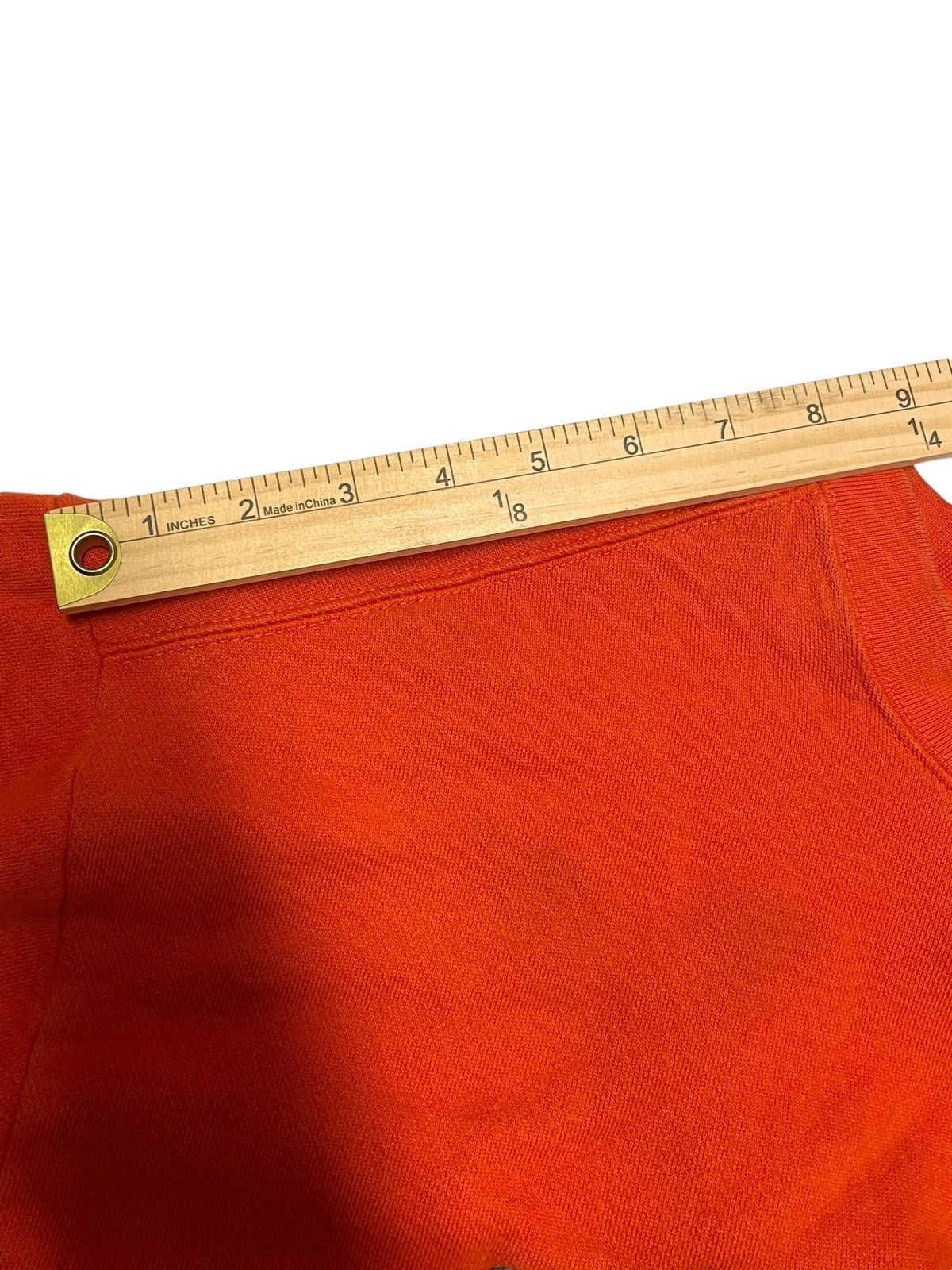 Polo Ralph Lauren × Vintage Vintage Ralph Lauren Orange Spellout Crewneck Sweatshirt L Size US L / EU 52-54 / 3 - 5 Thumbnail