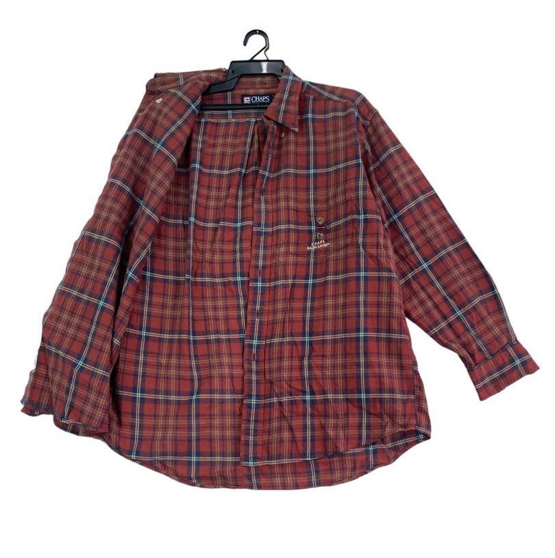 Chaps Ralph Lauren × Vintage Chaps Ralph Lauren bear logo checkered shirts button up Size US L / EU 52-54 / 3 - 1 Thumbnail