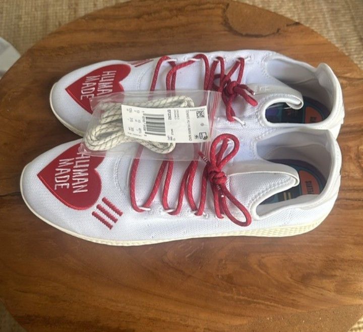 Adidas × Human Made Adidas Stan Smith x Pharrell Williams x human-made Love 13.5 Size US 13 / EU 46 - 3 Thumbnail