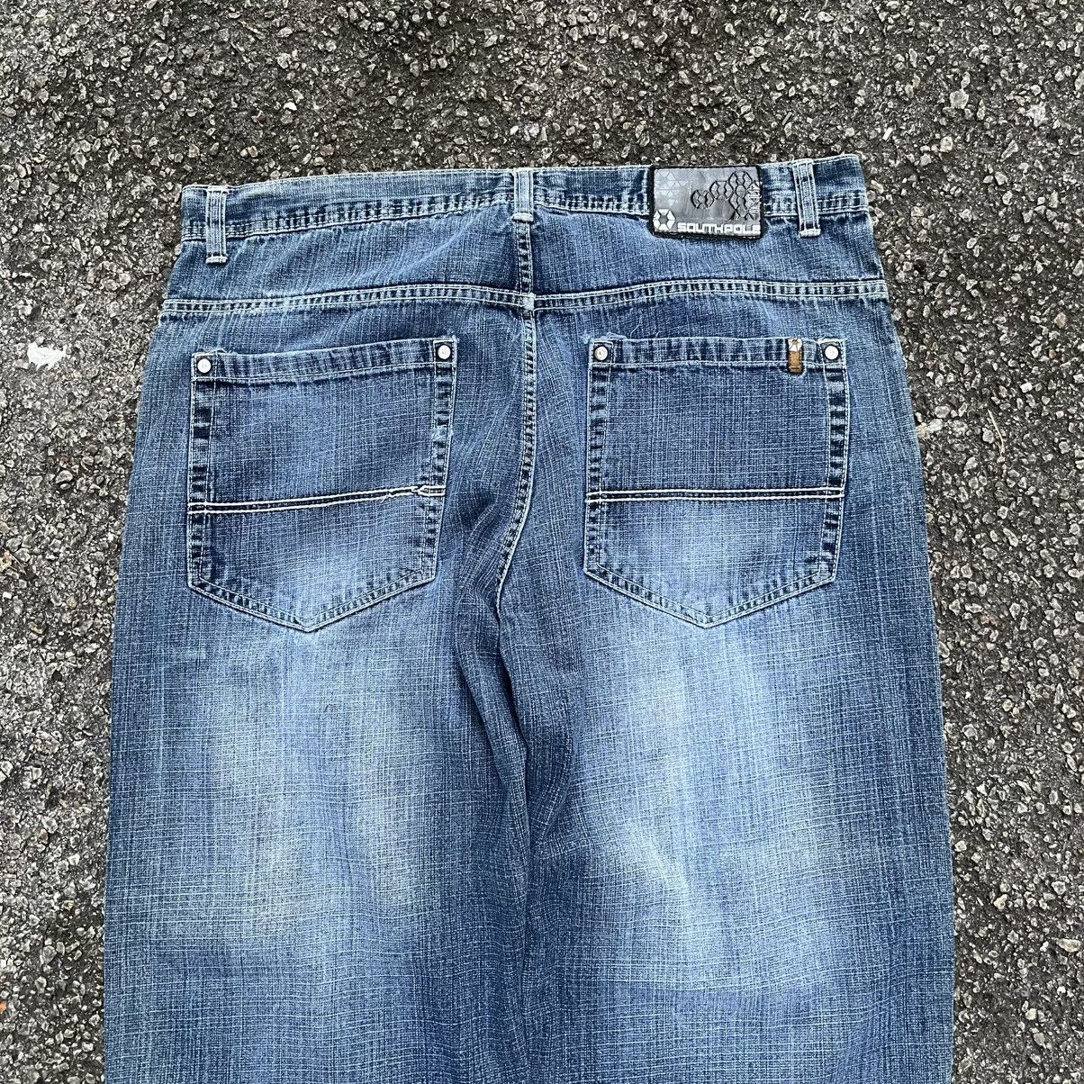 Southpole Southpole Baggy Jeans Faded Blue Y2K Denim Skater Pants Size US 40 / EU 56 - 14 Thumbnail