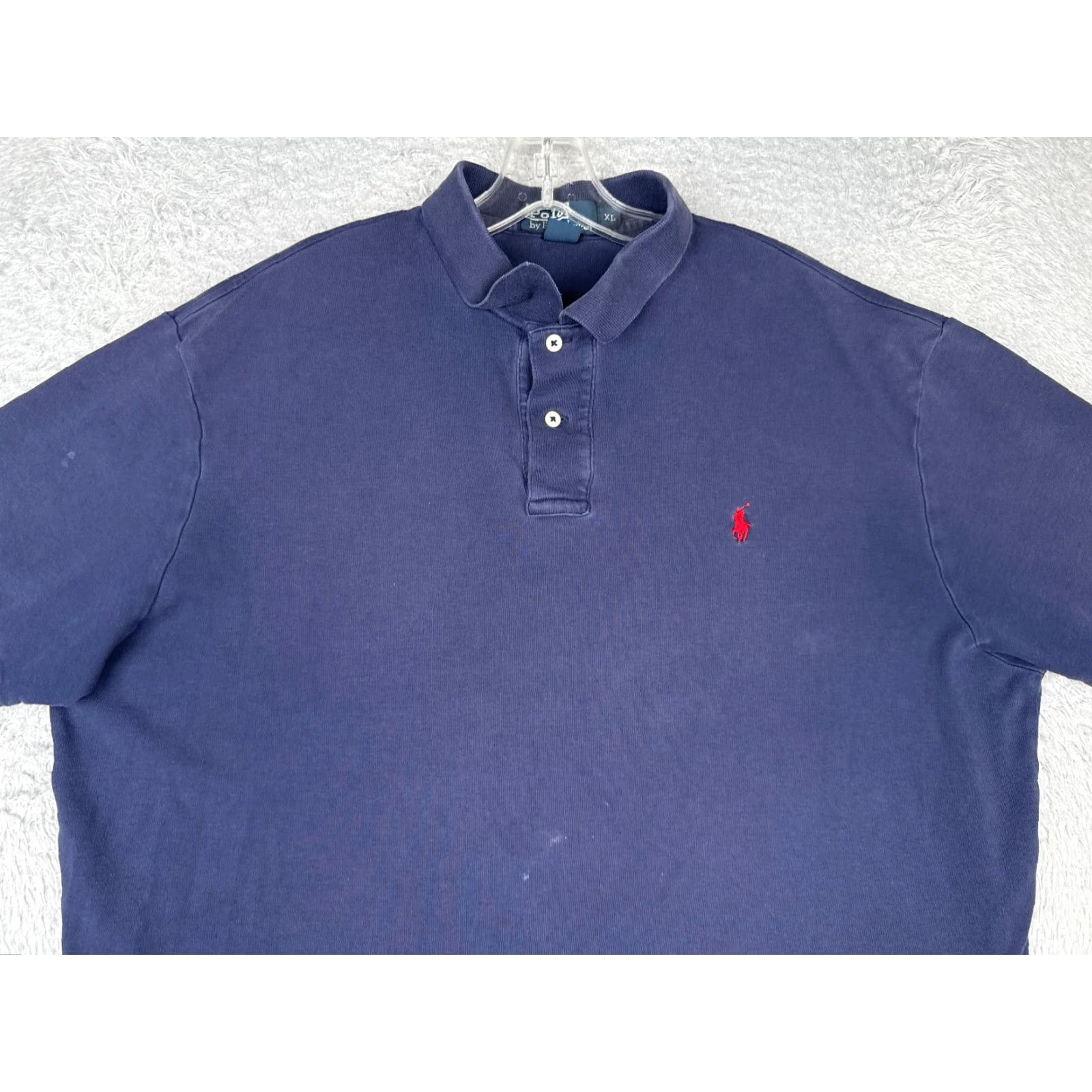 Ralph Lauren VINTAGE Polo Ralph Lauren Shirt Male XL Blue 100% Cotton Polo Sports Modern American Polo Shirt Mens XL Blue 1960s? Size US XL / EU 56 / 4 - 4 Thumbnail
