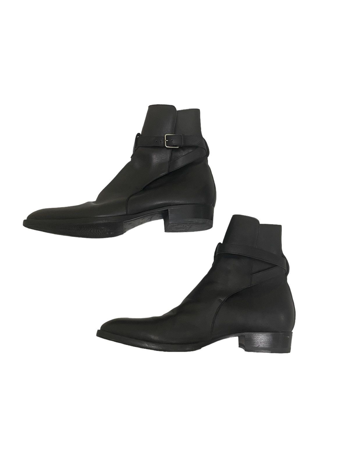 Saint Laurent Paris VINTAGE LEATHER BOOTS SAINT LAURENT PARIS Size US 7.5 / EU 40-41 - 3 Thumbnail