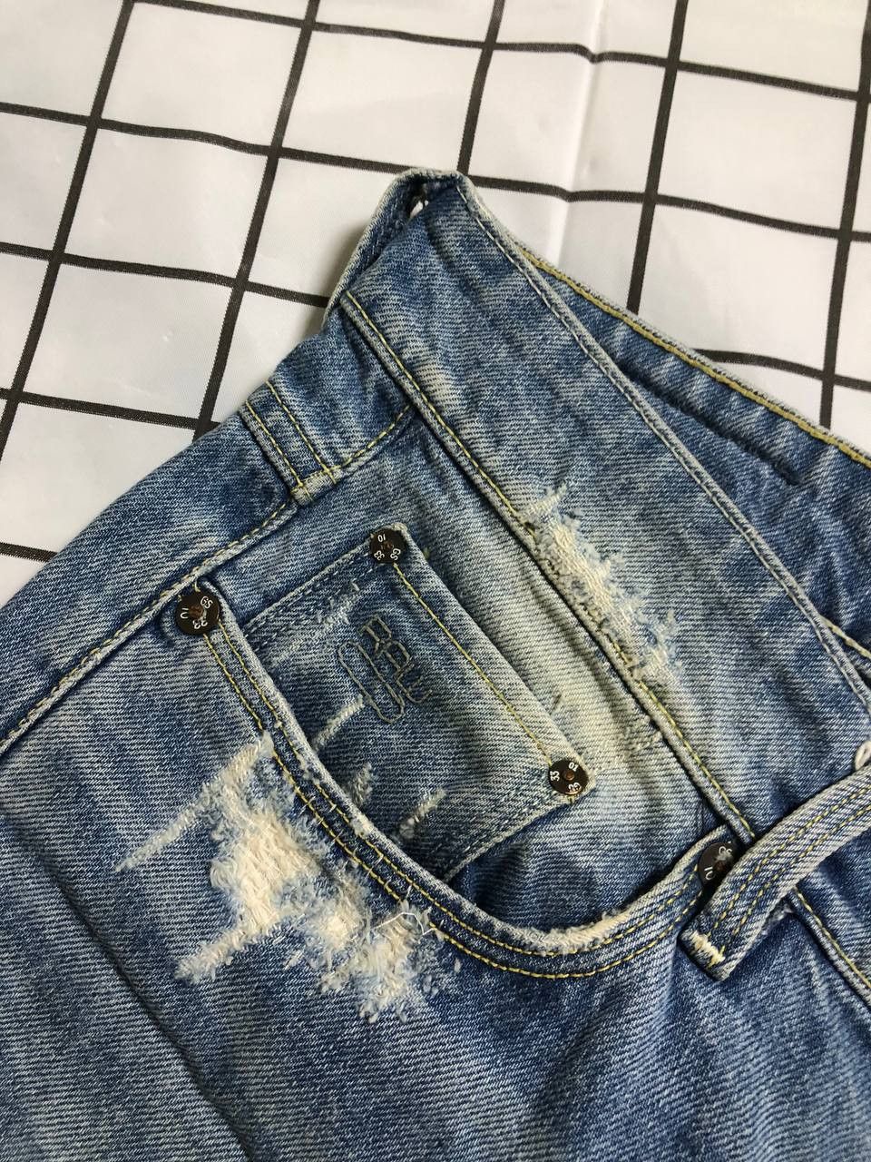 G-Star G Star Raw Jeans Men's Blue Denim Straight Leg Size US 26 / EU 42 - 11 Thumbnail