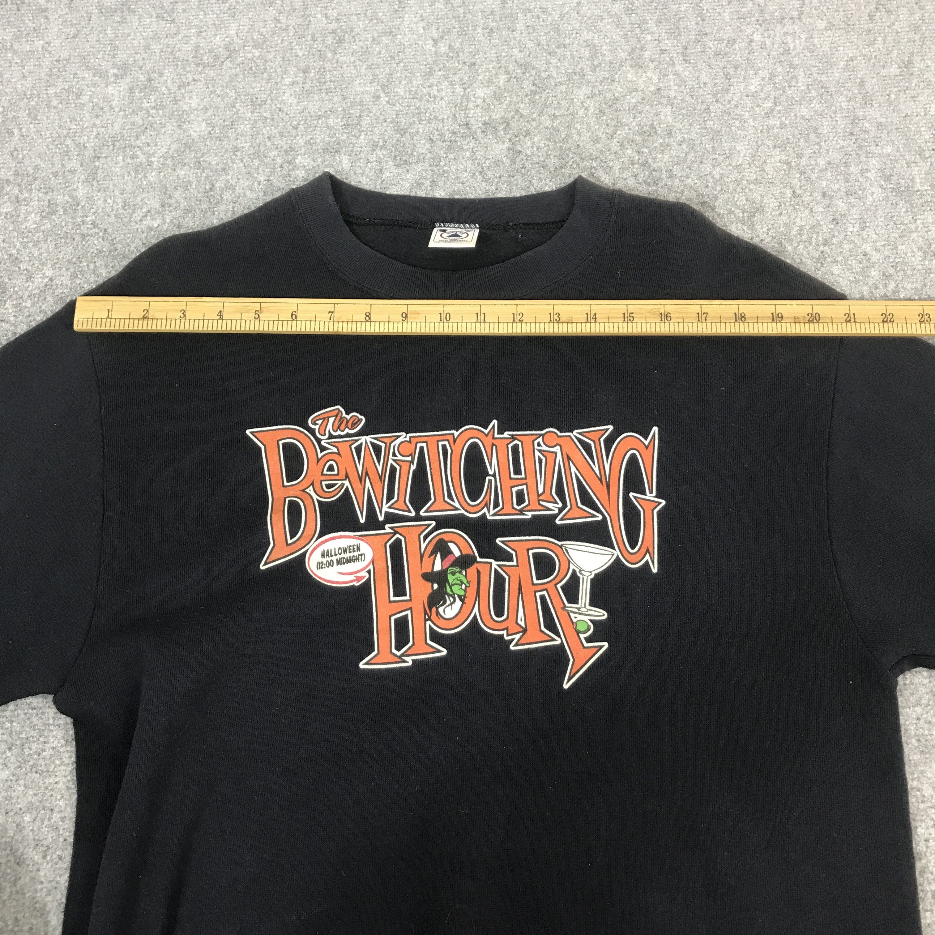 Delta Vintage 90s the bewitching hour sweatshirt K62B9 Size US M / EU 48-50 / 2 - 5 Thumbnail