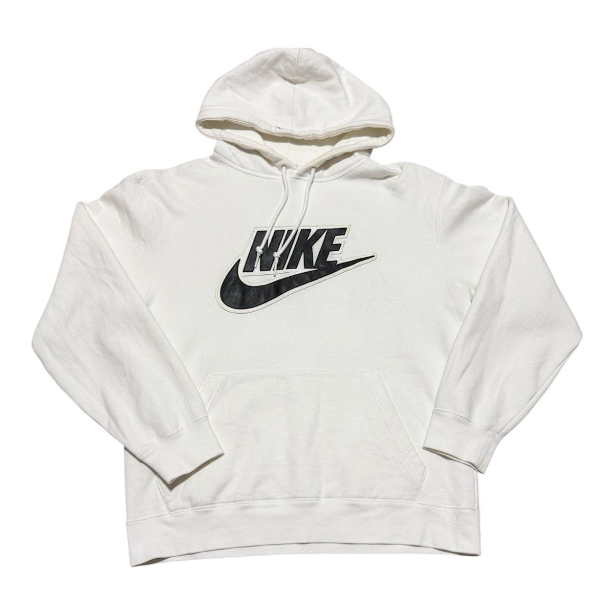 Supreme Supreme Nike Leather Applique Hooded Sweatshirt Medium