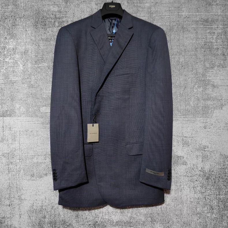 Givenchy Givenchy Teal Single Breasted Suit Size US M / EU 48-50 / 2 - 1 Thumbnail