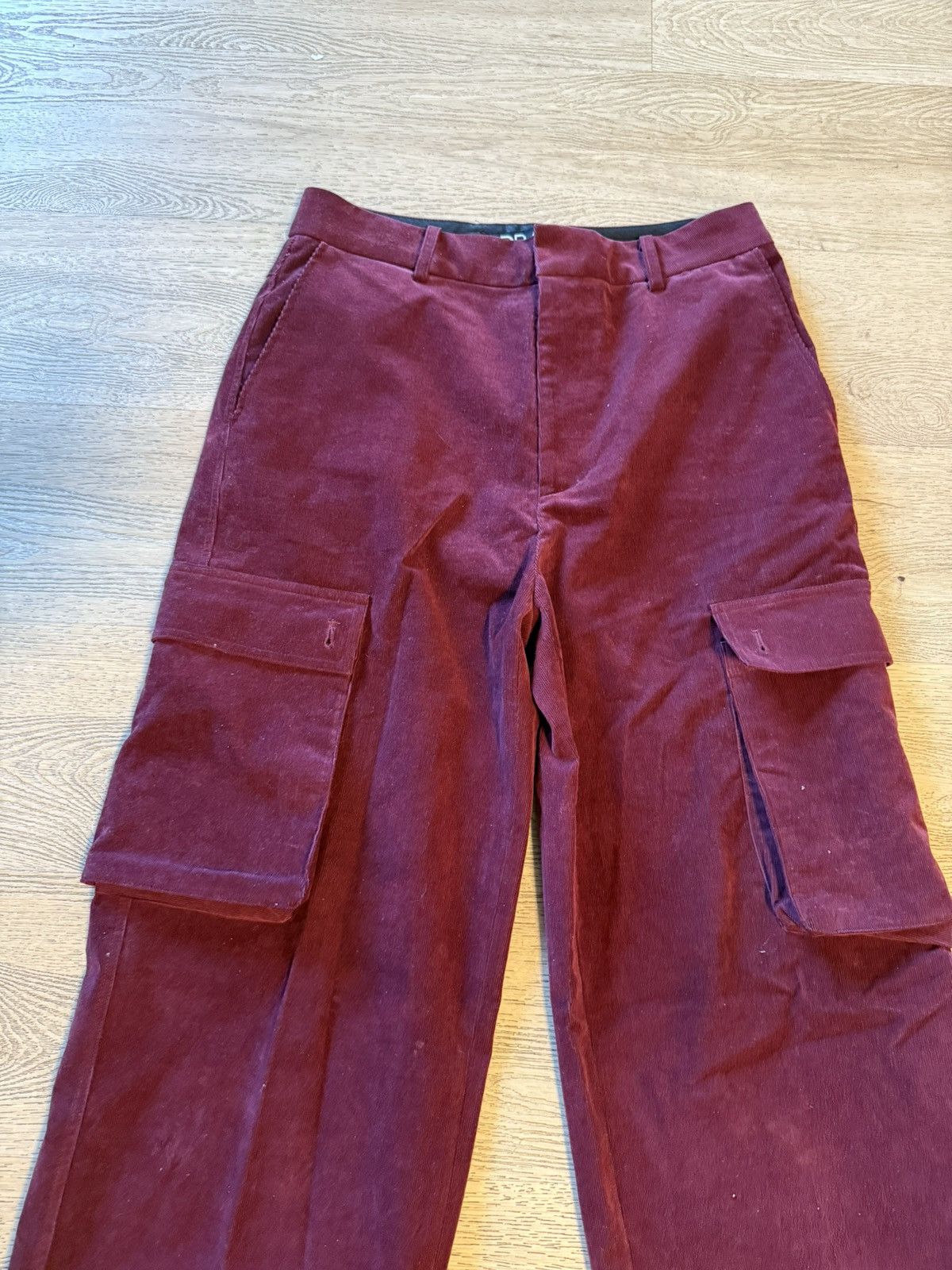 Japanese Brand × Vintage DRAE Burgundy Cargo Pants Size US 32 / EU 48 - 7 Thumbnail