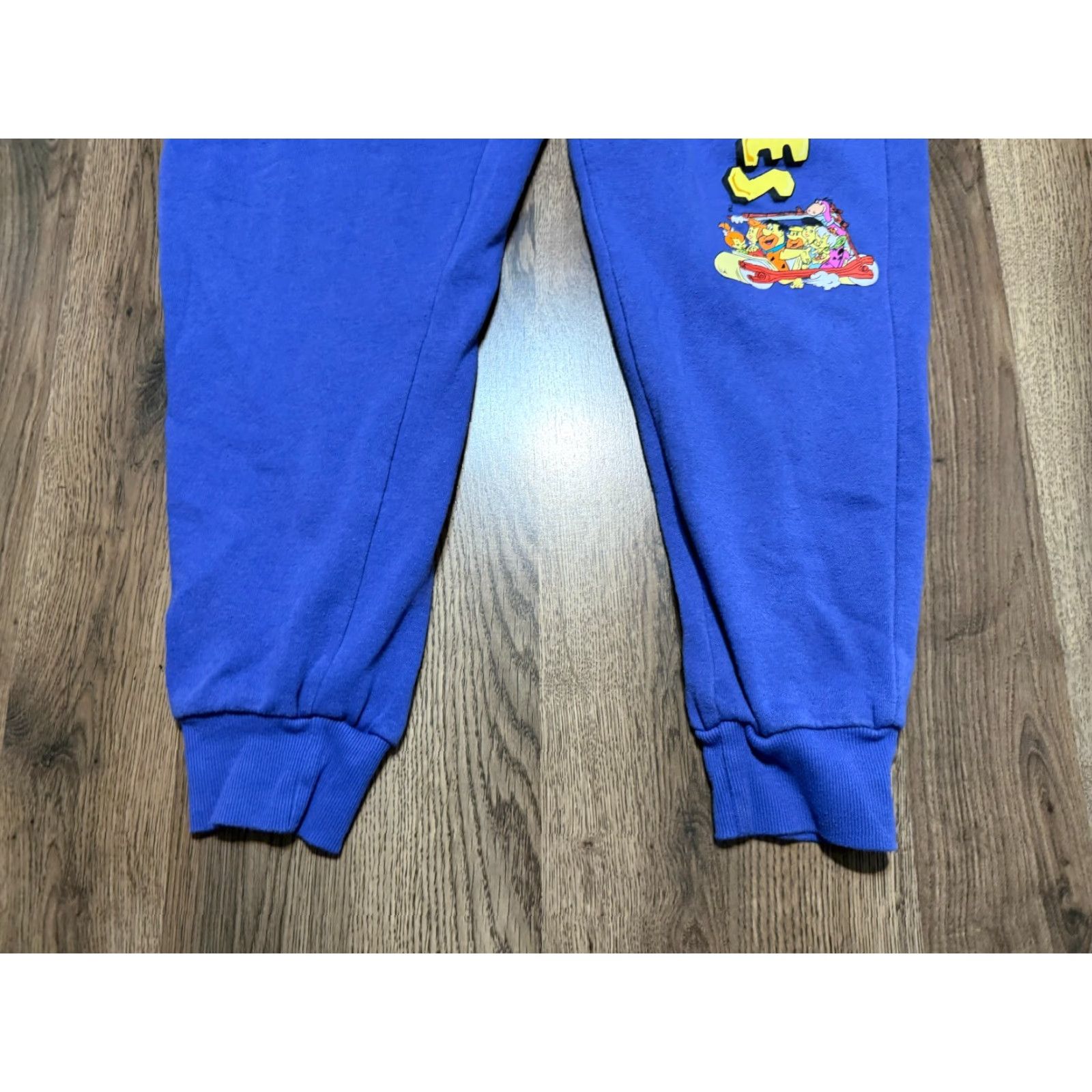 Vintage VINTAGE? The Flintstones Pants Women's XL Blue Activewear Stretch High Rise Pants Regular Women XS? Size 40" / US 18 - 3 Thumbnail