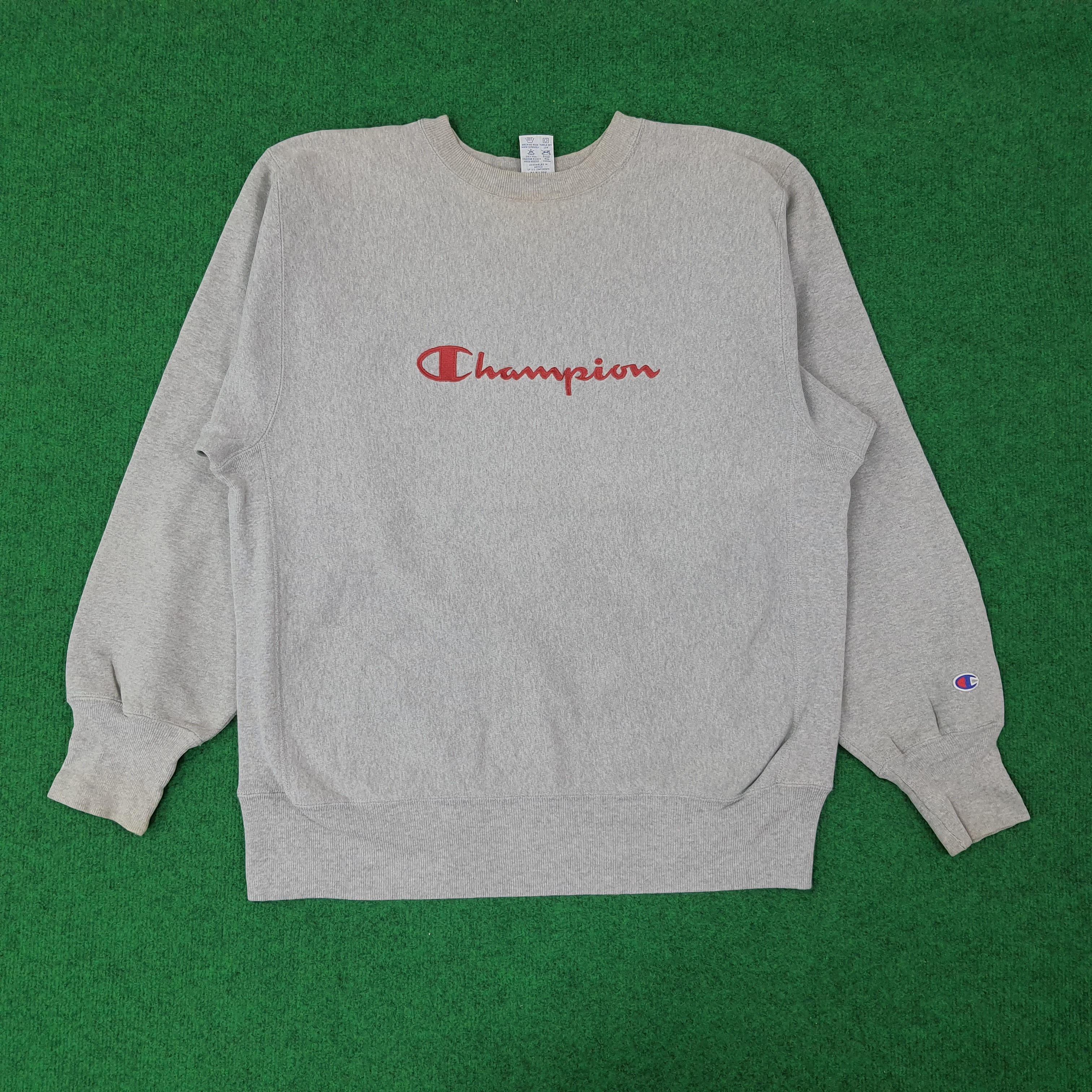 Champion Vintage Champion Embroidery Center Sweatshirt C248N4 Size US L / EU 52-54 / 3 - 1 Thumbnail