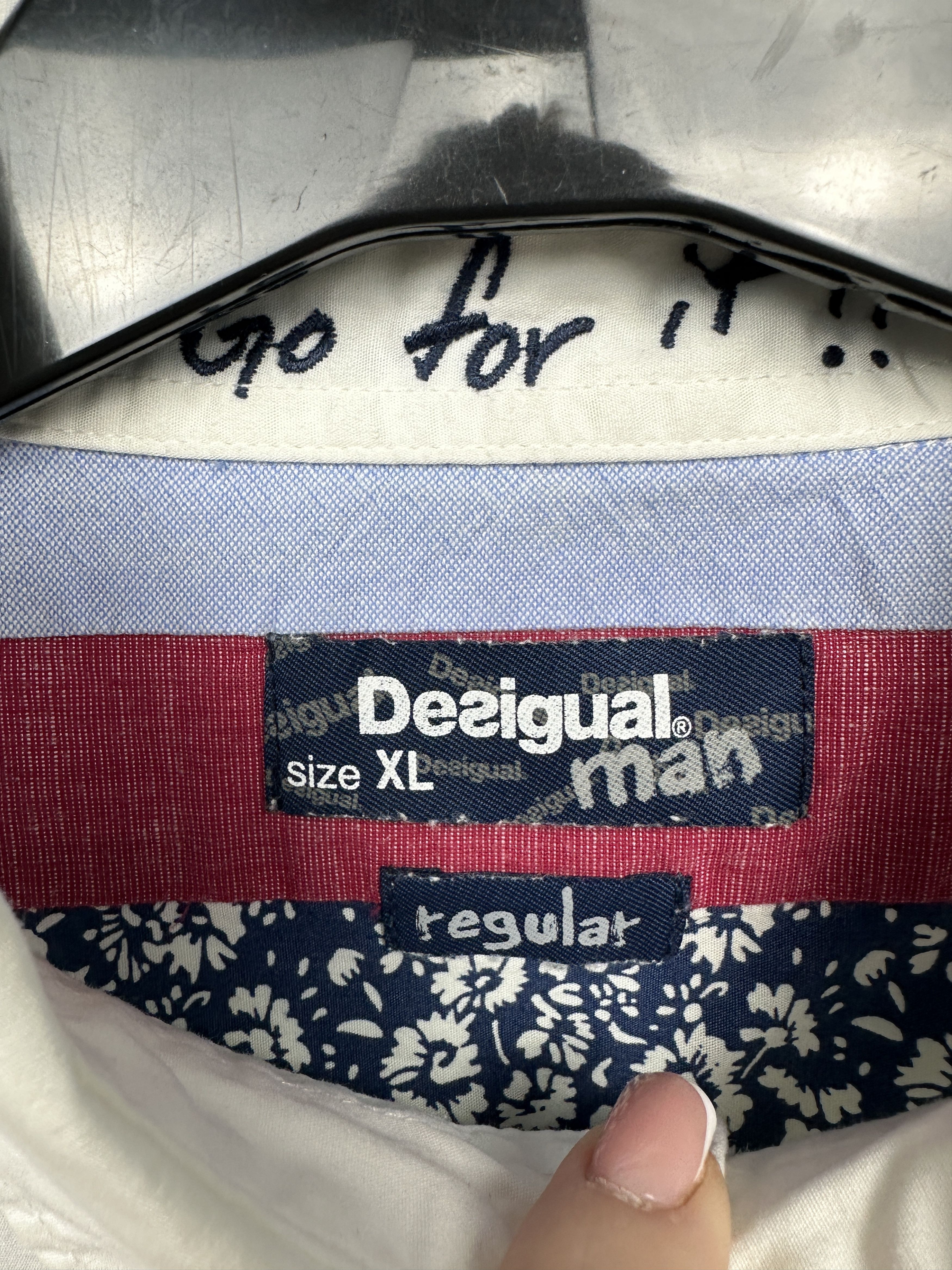 Desigual Desigual Mens Long Sleeve Shirt Size US XL / EU 56 / 4 - 5 Thumbnail