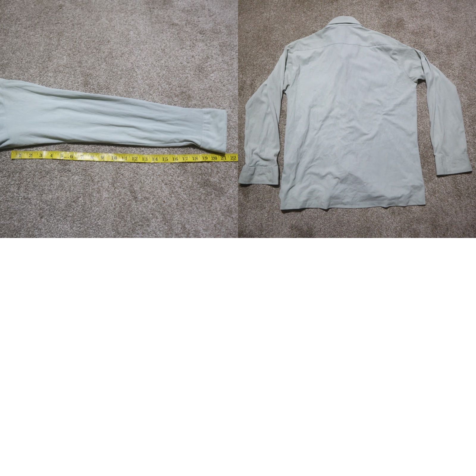 Vintage VINTAGE Mister Man Shirt Adult L Blue Long Sleeve Button-Up Size US L / EU 52-54 / 3 - 8 Thumbnail