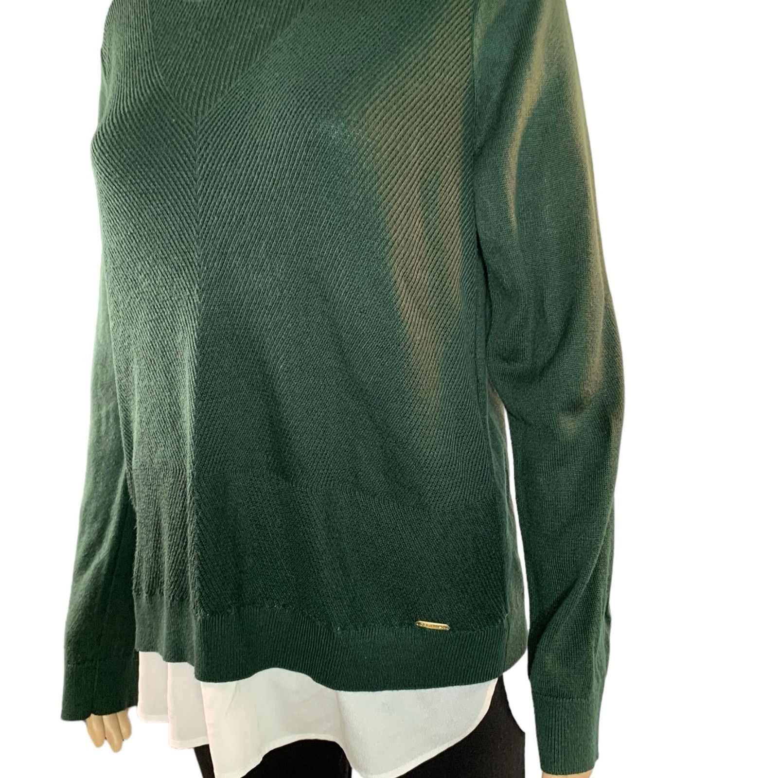 Calvin Klein Calvin Klein Women’s Size Medium Sweater knit Layered FLAW Size M / US 6-8 / IT 42-44 - 5 Thumbnail