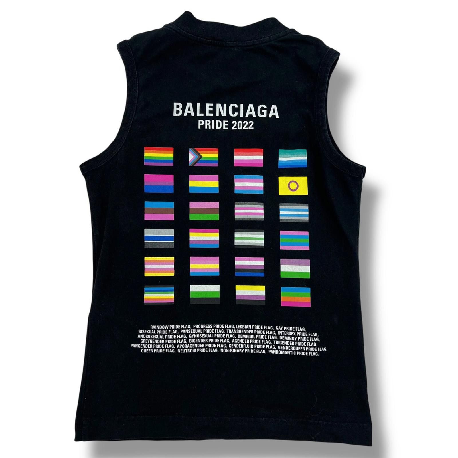 Balenciaga Balenciaga Pride 2020 Women's Vest Size XXS / US 00 / IT 34 - 2 Thumbnail