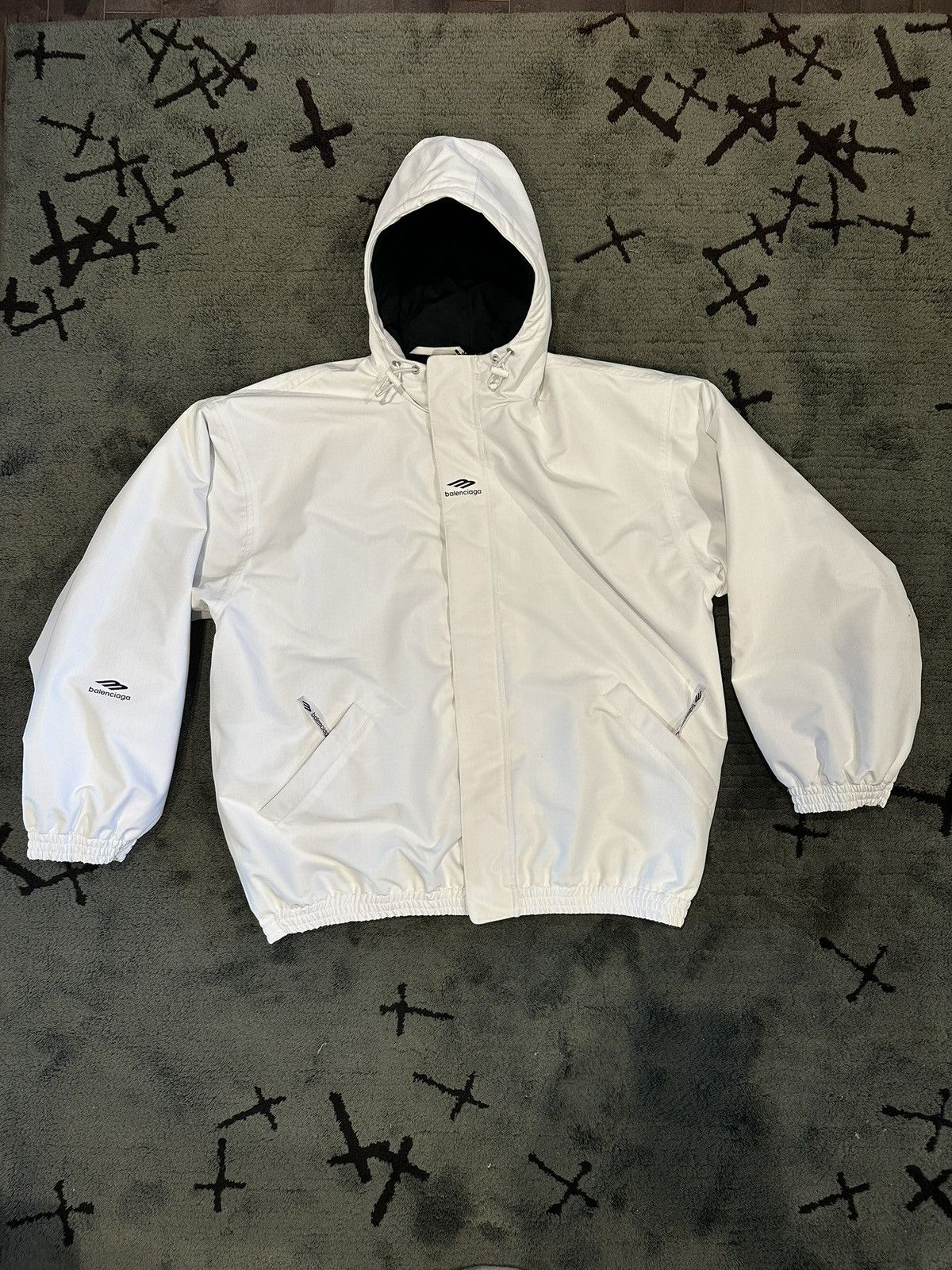 Balenciaga Balenciaga White 3B Ski Wear Jacket Size US XL / EU 56 / 4 - 1 Thumbnail