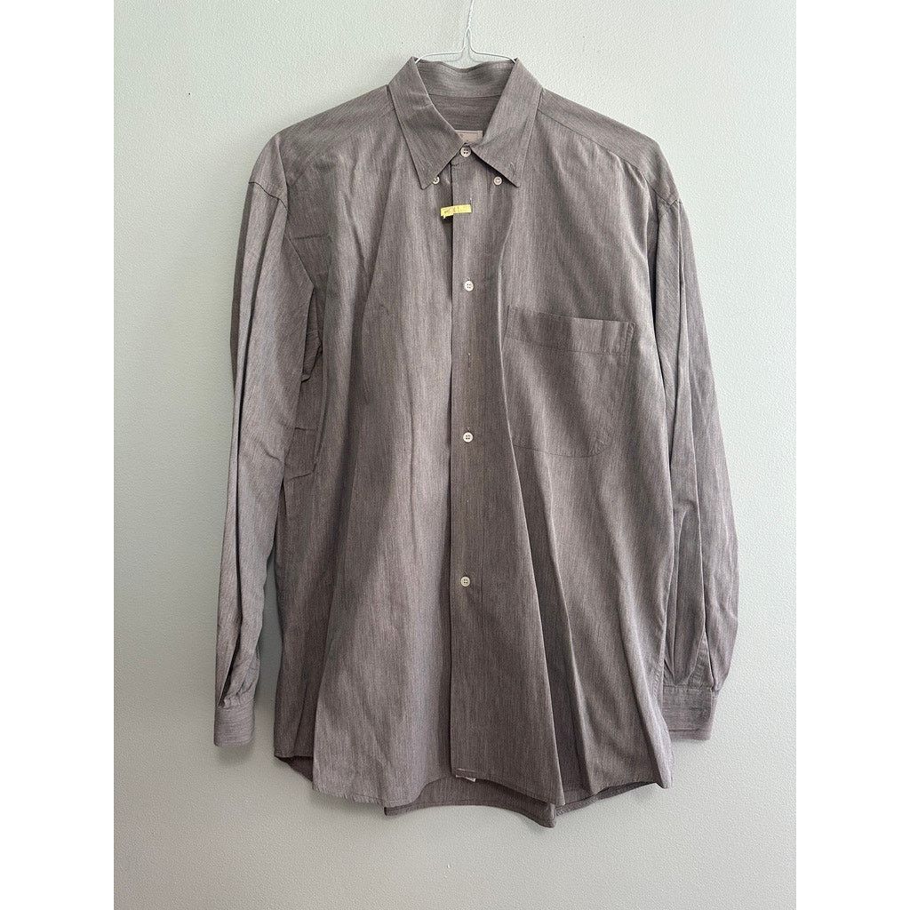 Ermenegildo Zegna Ermenegildo Zegna gray button down size 16 Size US L / EU 52-54 / 3 - 2 Thumbnail