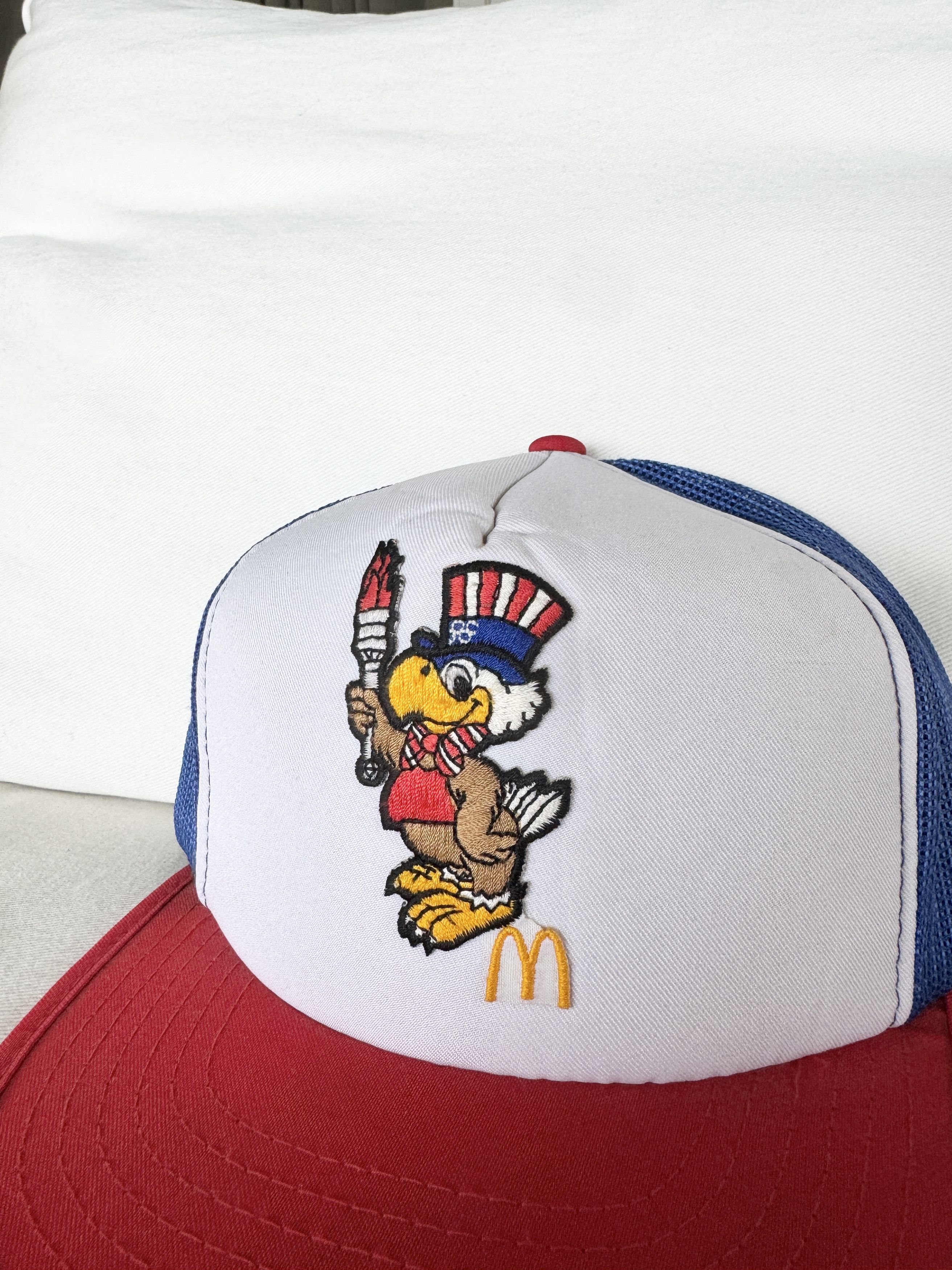 Vintage Olympic Mcdonalds 90s Trucker Size ONE SIZE - 2 Thumbnail