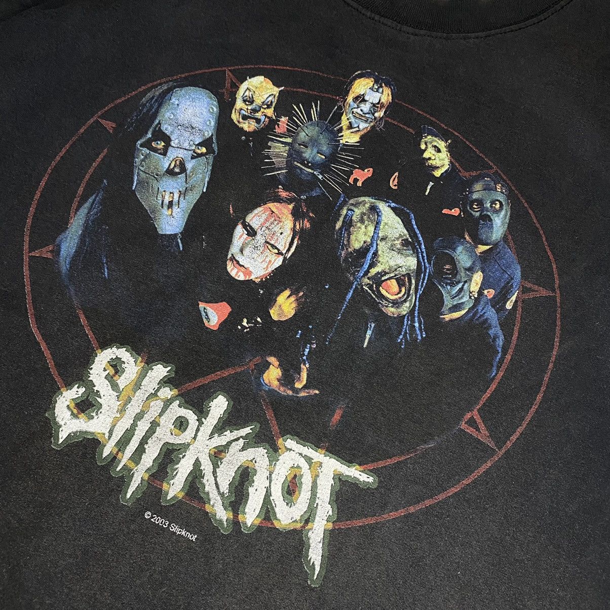 Slipknot Vintage Faded Slipknot 2000 T-Shirt Size US XL / EU 56 / 4 - 3 Thumbnail