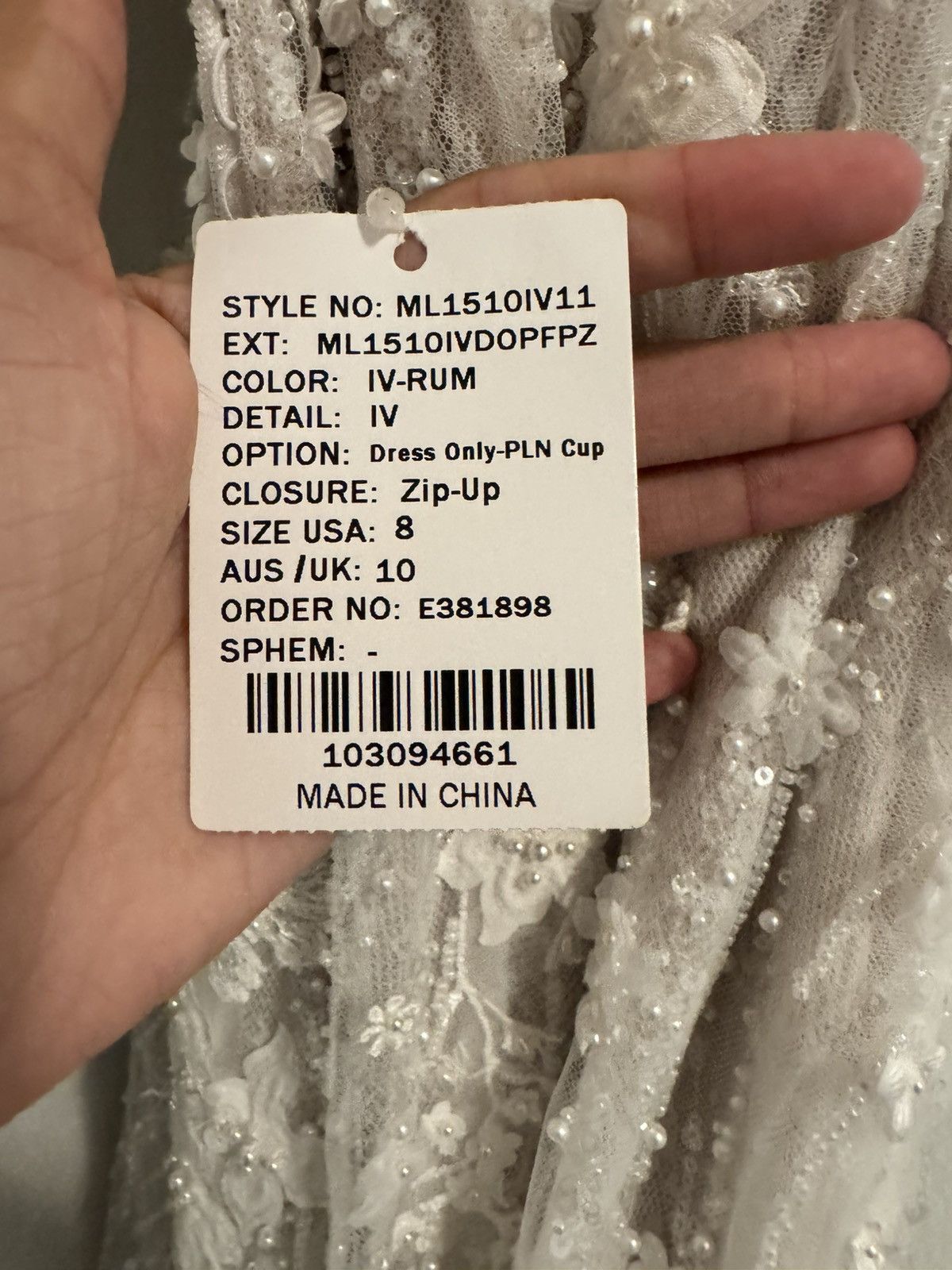 Other Martina Liana wedding dress Size M / US 6-8 / IT 42-44 - 3 Thumbnail