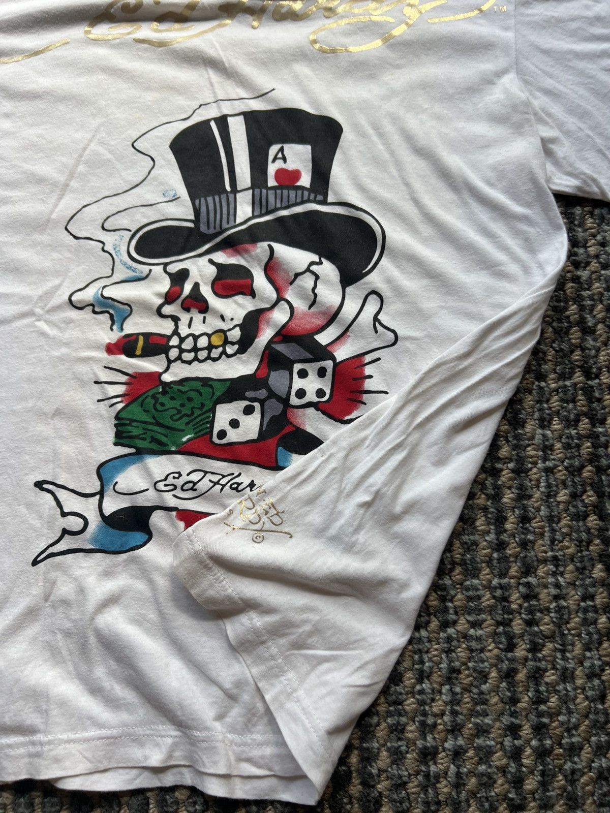 Ed Hardy Ed Hardy Punk Skull Hat Rare Tee Y2K Tattoo Size US L / EU 52-54 / 3 - 8 Thumbnail