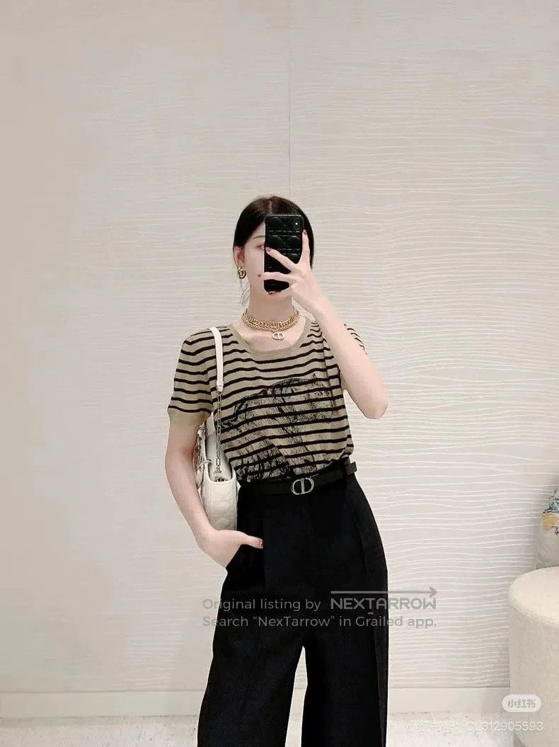 Dior Dior Zoo printed striped short-sleeved T-shirt Size XXS / US 00 / IT 34 - 7 Thumbnail