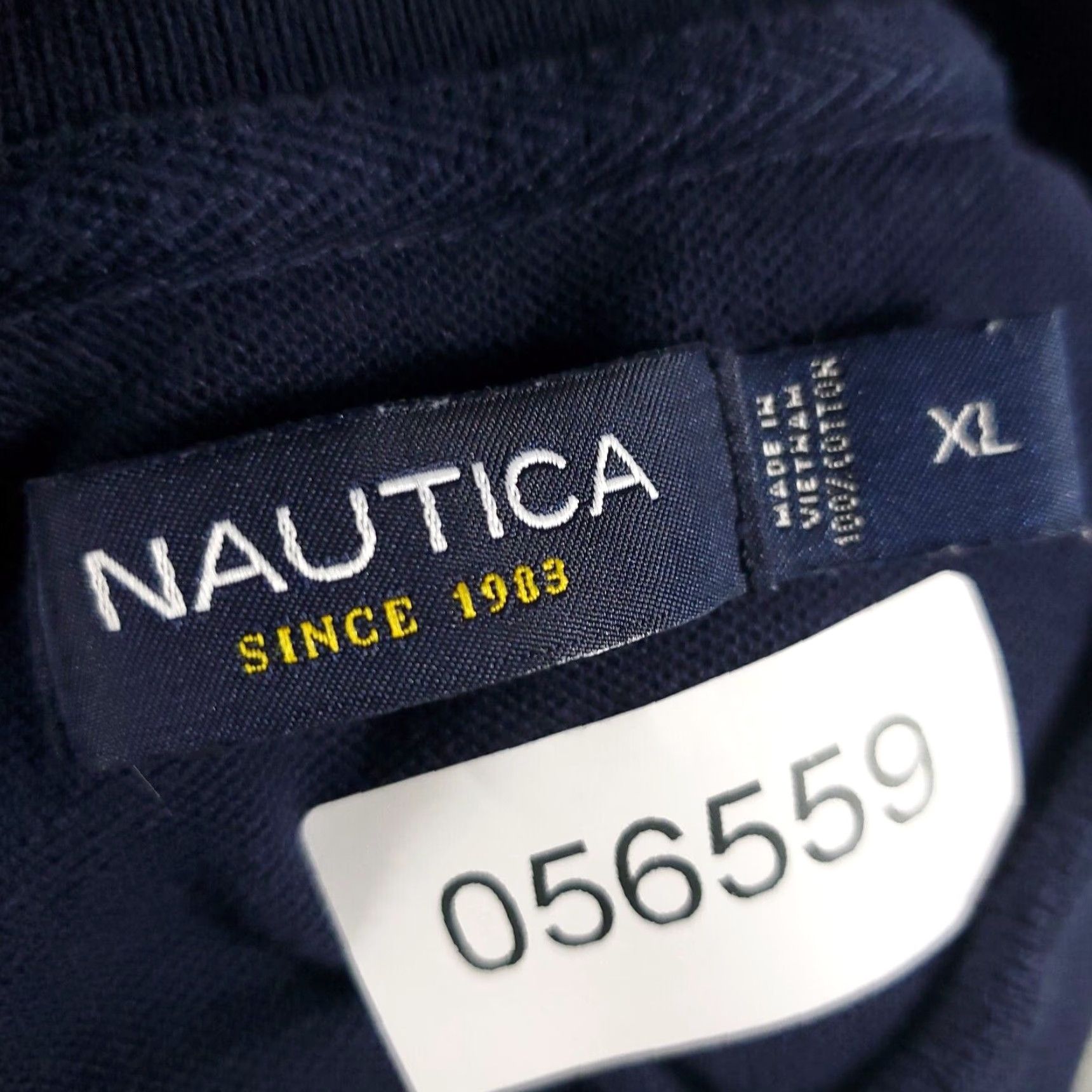 Nautica VINTAGE Nautica Polo Shirt Men XL Blue Casual Short Sleeve Cotton Slim Fit Size US XL / EU 56 / 4 - 6 Thumbnail