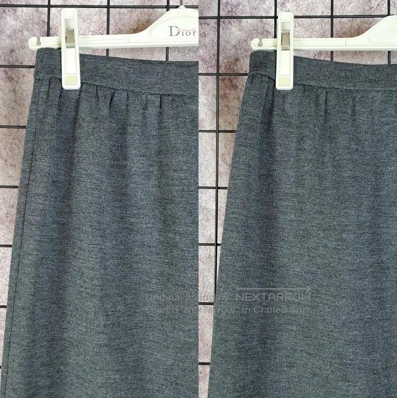 Givenchy Givenchy Gray Wool Midi Skirt for Women . Size 23" - 3 Thumbnail