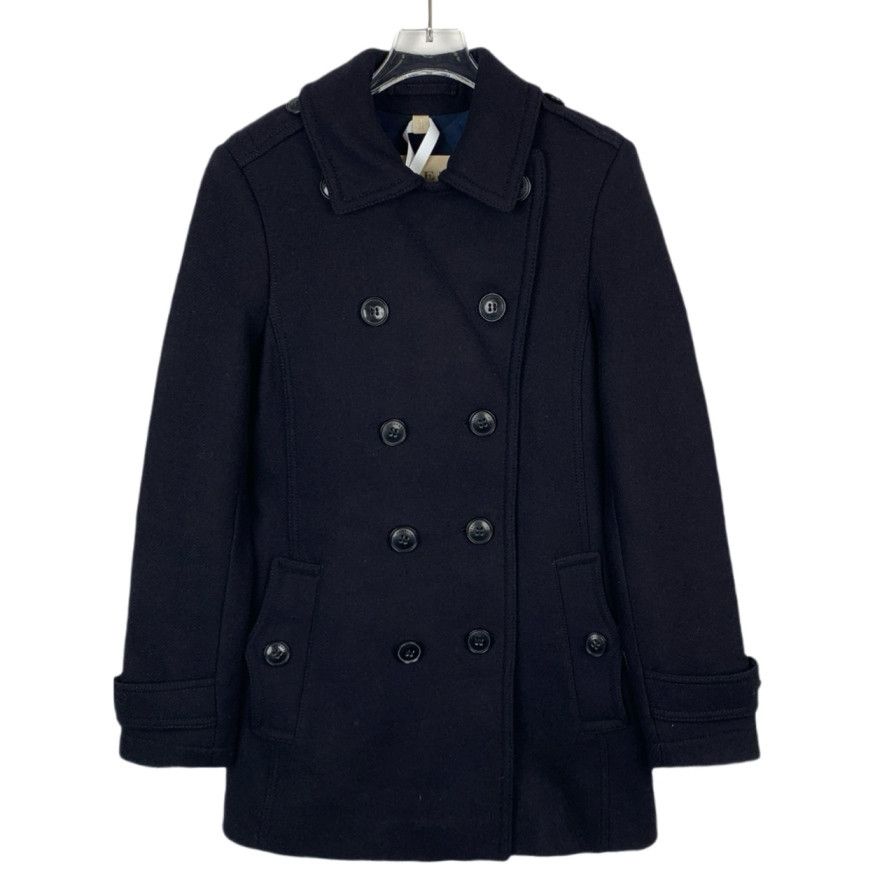 Burberry Burberry Black Wool-Cashmere Blend Trench Coat (Size S) Size S / US 4 / IT 40 - 1 Thumbnail