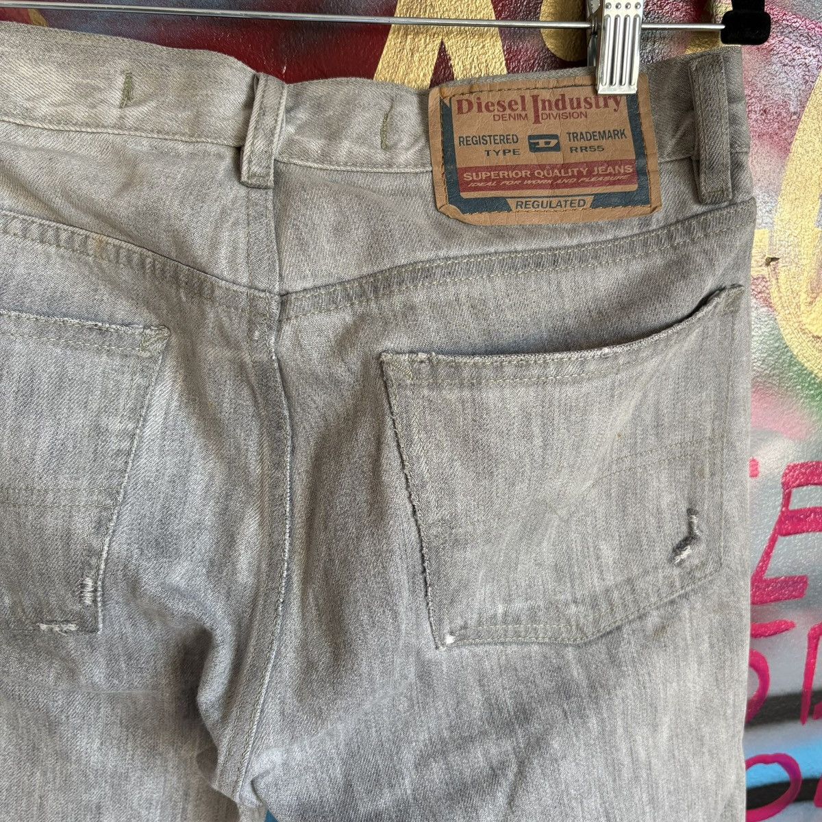Diesel Gray Diesel Bootcut Flared Jeans Size 31 Size US 31 - 3 Thumbnail