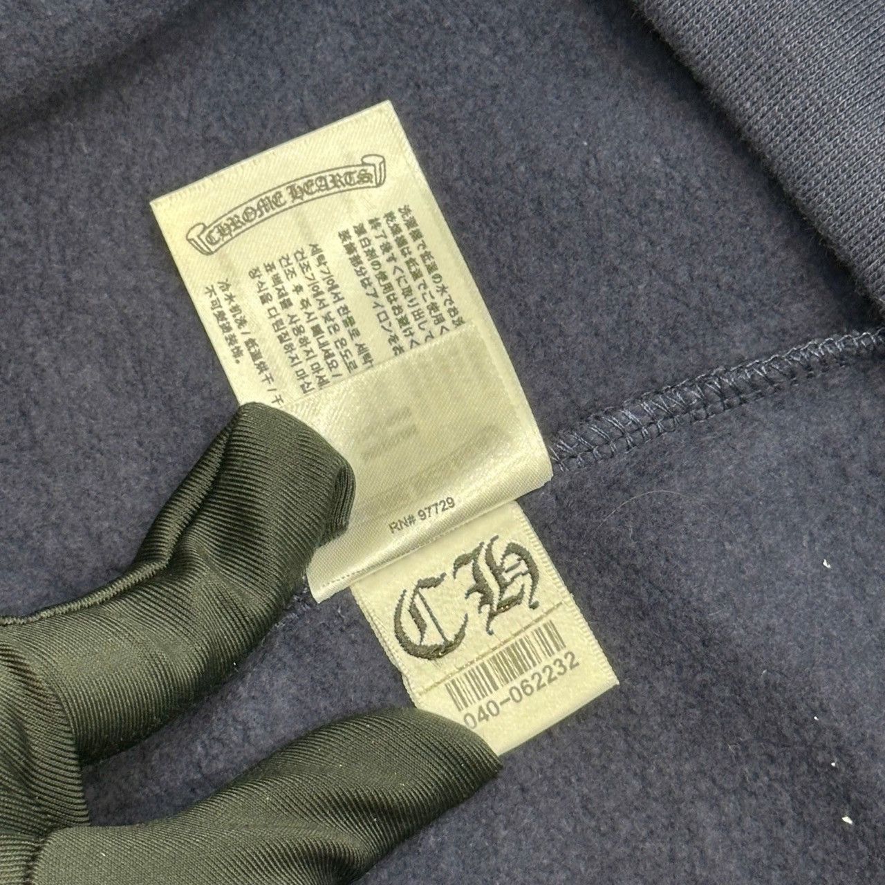 Chrome Hearts CHROME HEARTS HorseShoe Floral Hoodie navy Size US M / EU 48-50 / 2 - 11 Thumbnail