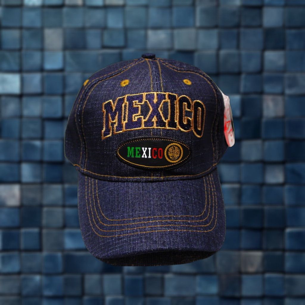 Vintage VINTAGE Mexico Baseball Cap Adjustable Men Blue 90s Football Fan Hat Size ONE SIZE - 1 Thumbnail