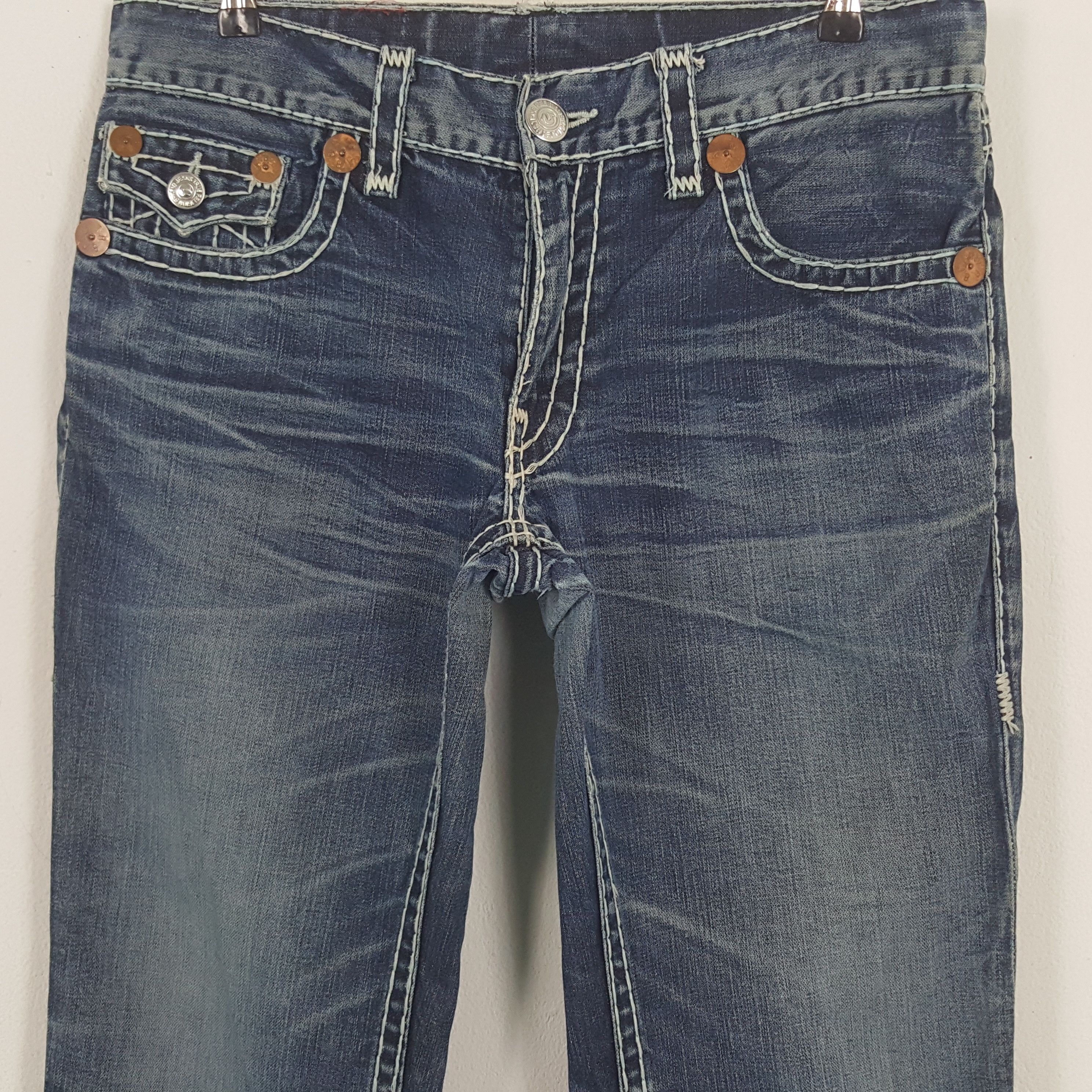 True Religion × Vintage Vintage True Religion BILLY SUPER T Denim Jeans Size US 35 - 8 Thumbnail