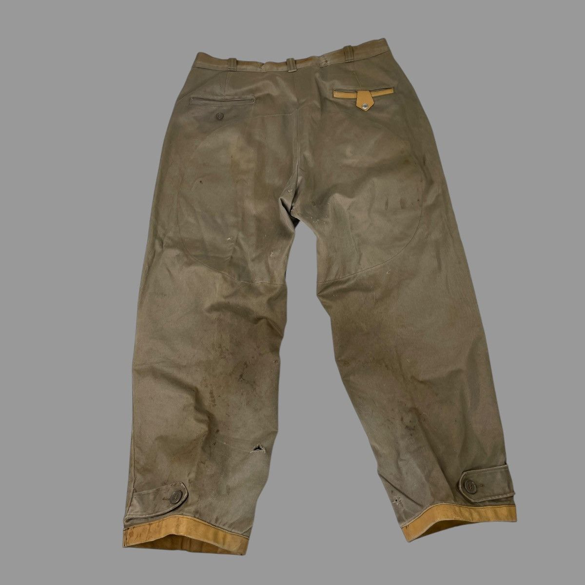 Vintage Vintage 1960s leather double knee hunting pants Size US 35 - 6 Thumbnail